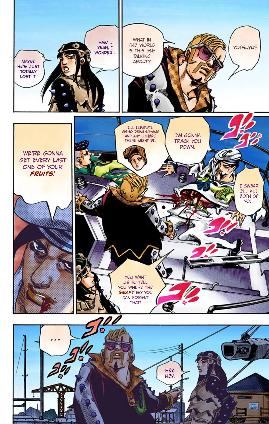 JoJo's Bizarre Adventure, Part 8: JoJolion Colored Manga β Chapter 52 β Page 14