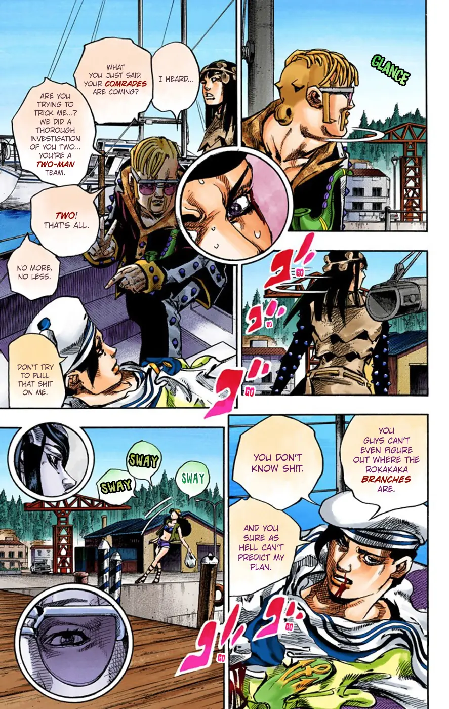 JoJo's Bizarre Adventure, Part 8: JoJolion Colored Manga β Chapter 52 β Page 15