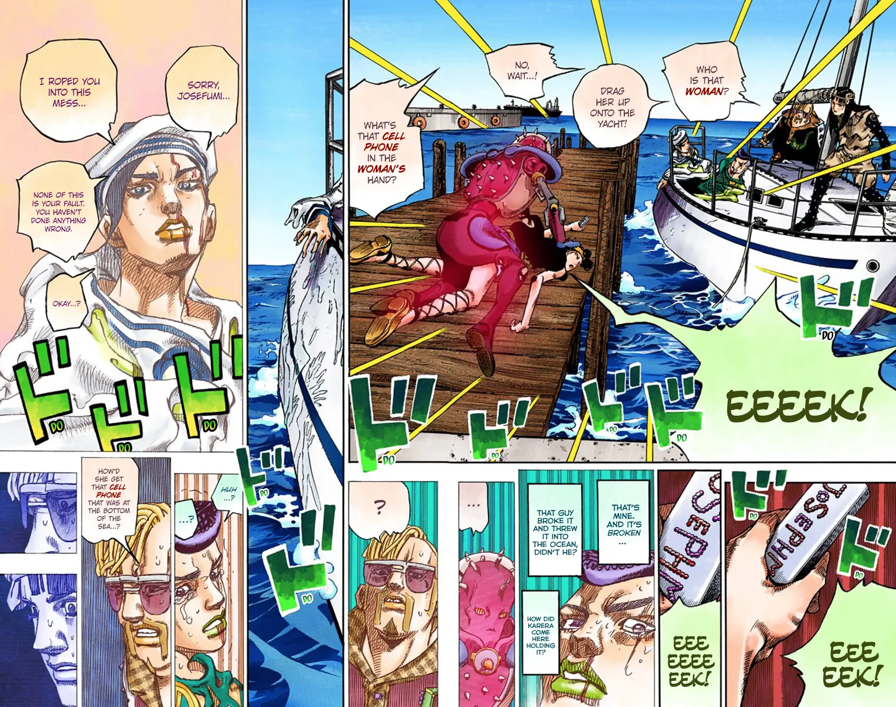 JoJo's Bizarre Adventure, Part 8: JoJolion Colored Manga β Chapter 52 β Page 18
