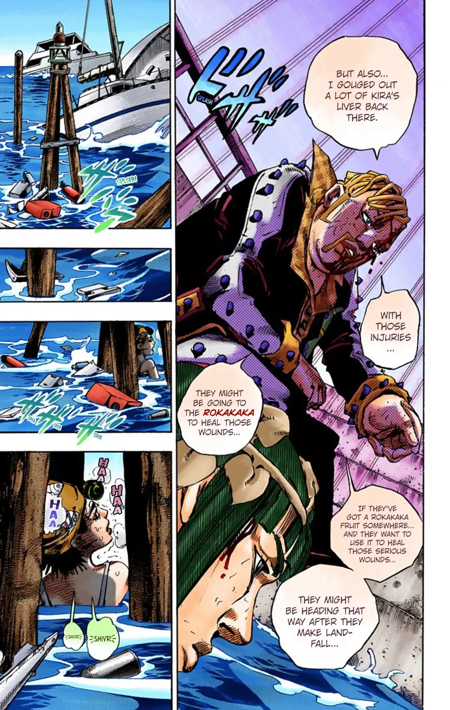 JoJo's Bizarre Adventure, Part 8: JoJolion Colored Manga β Chapter 52 β Page 34