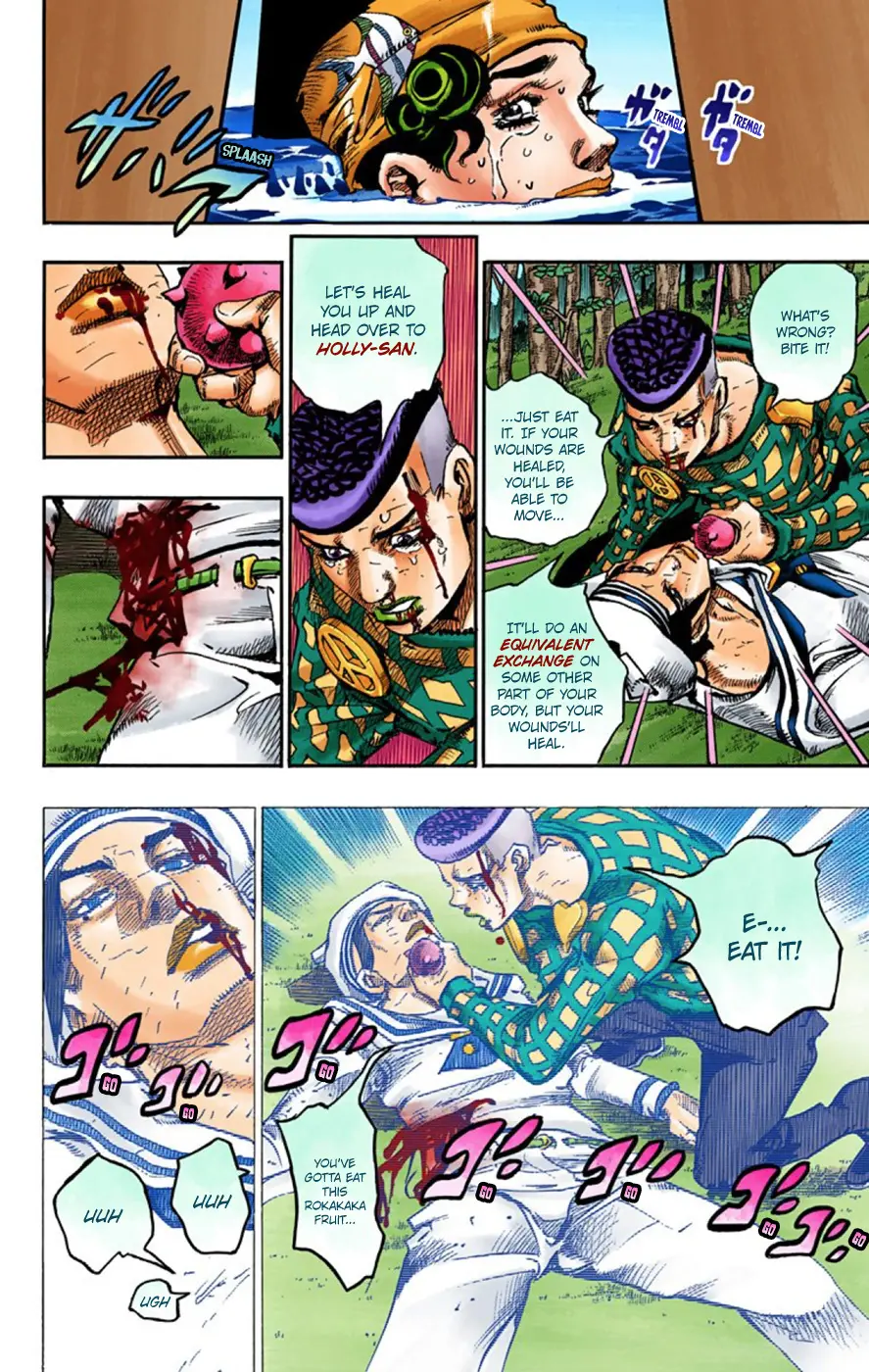JoJo's Bizarre Adventure, Part 8: JoJolion Colored Manga β Chapter 52 β Page 35