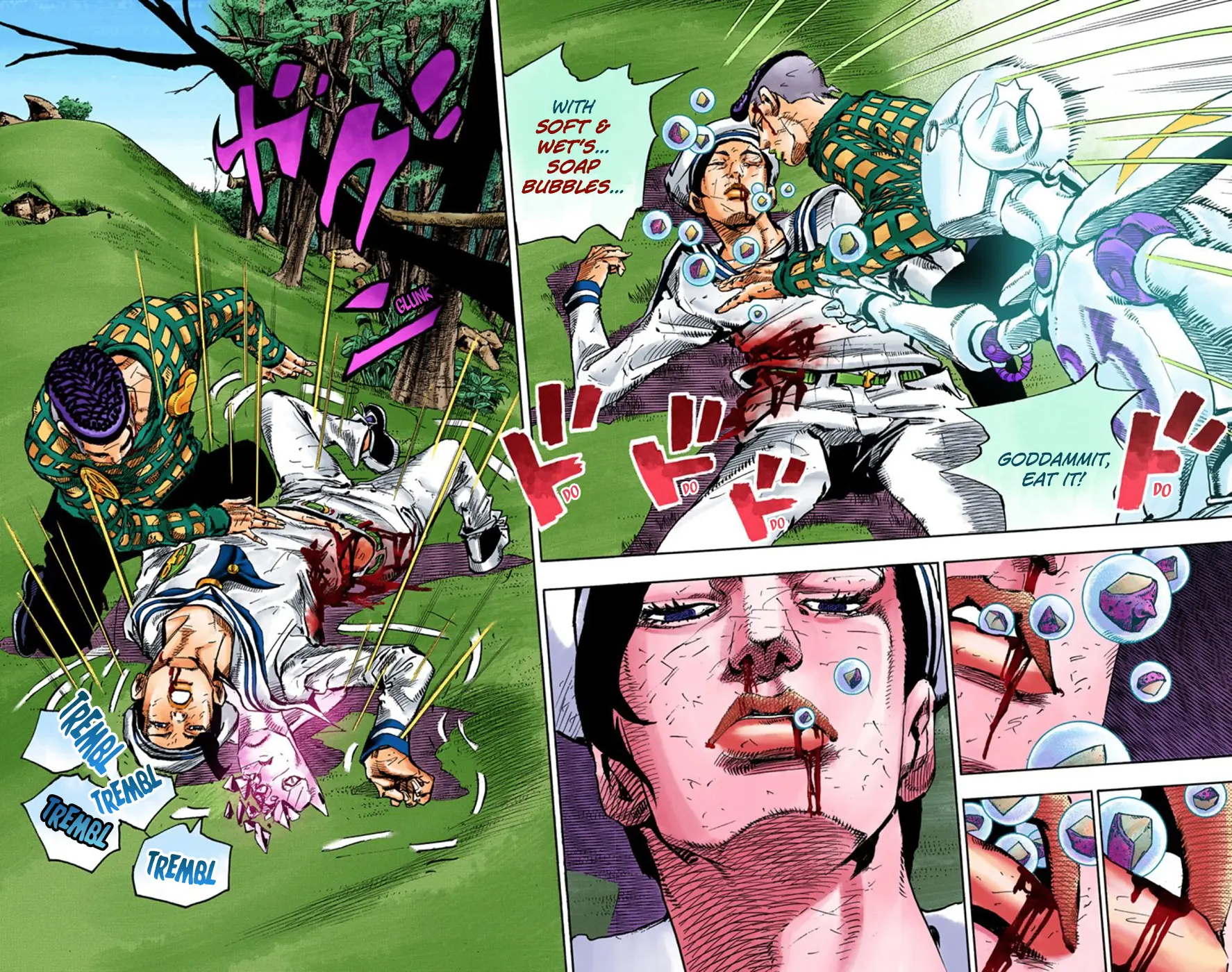 JoJo's Bizarre Adventure, Part 8: JoJolion Colored Manga β Chapter 52 β Page 37
