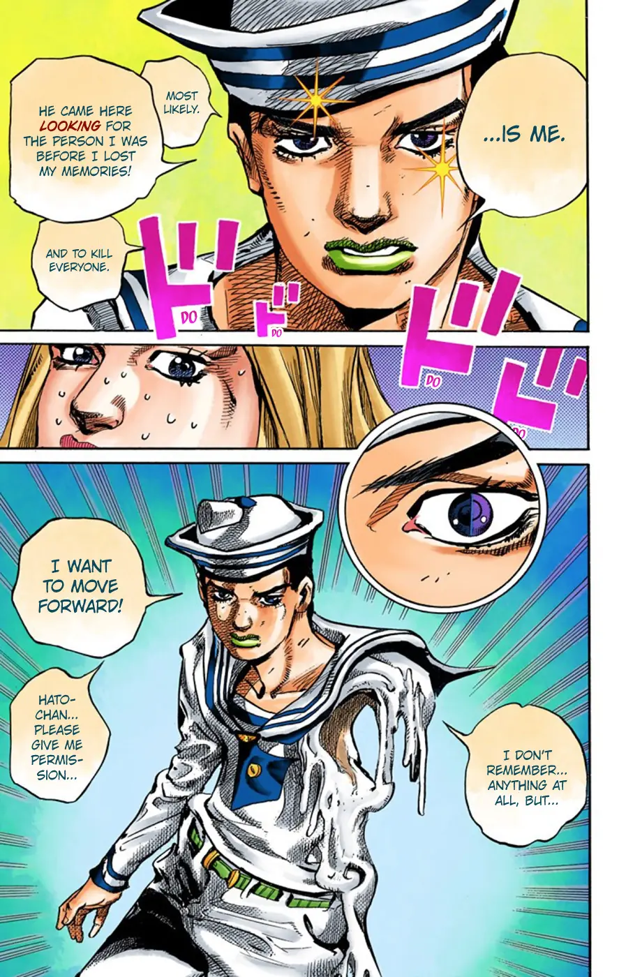 JoJo's Bizarre Adventure, Part 8: JoJolion Colored Manga β Chapter 53 β Page 8