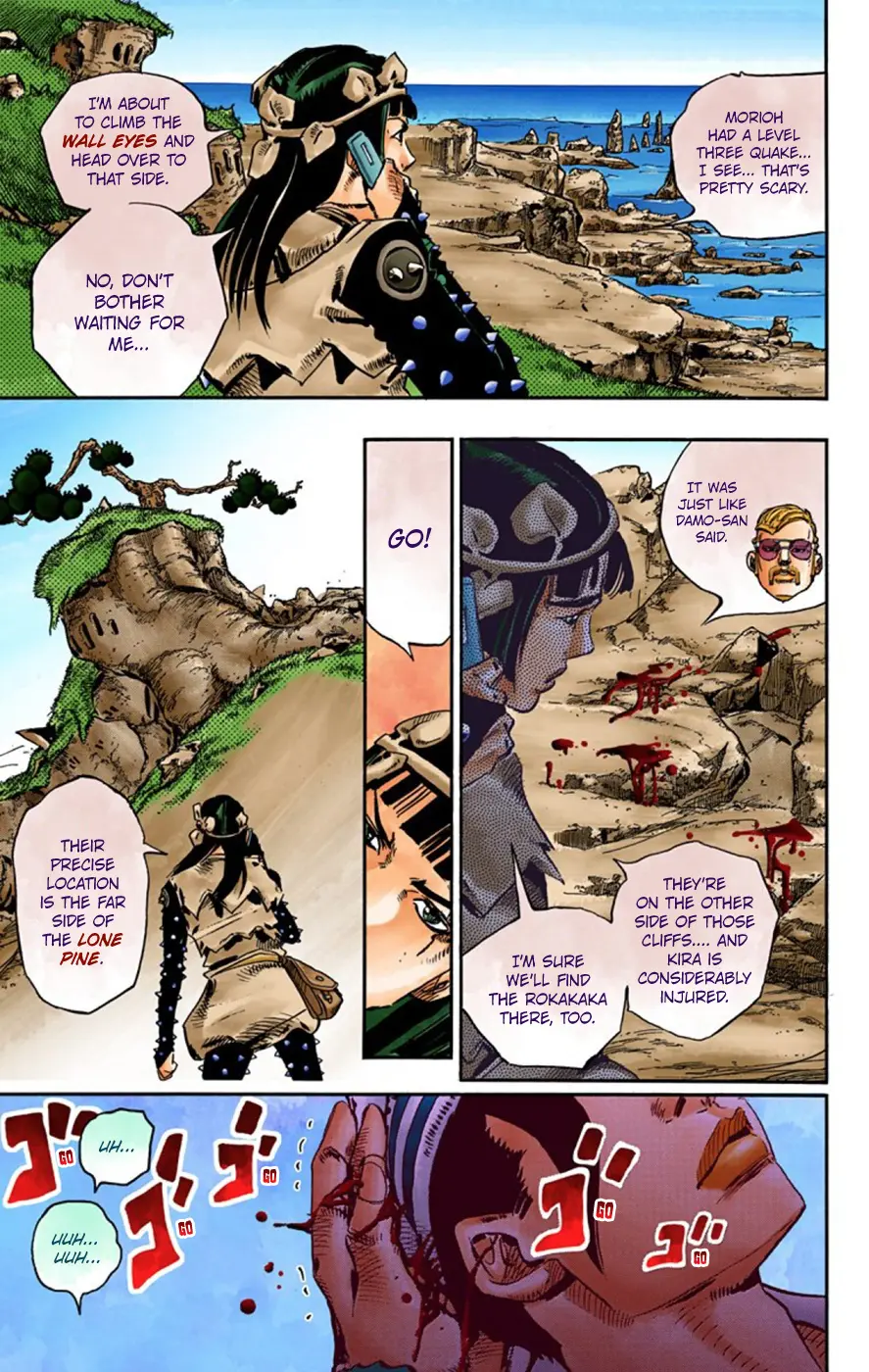 JoJo's Bizarre Adventure, Part 8: JoJolion Colored Manga β Chapter 53 β Page 14