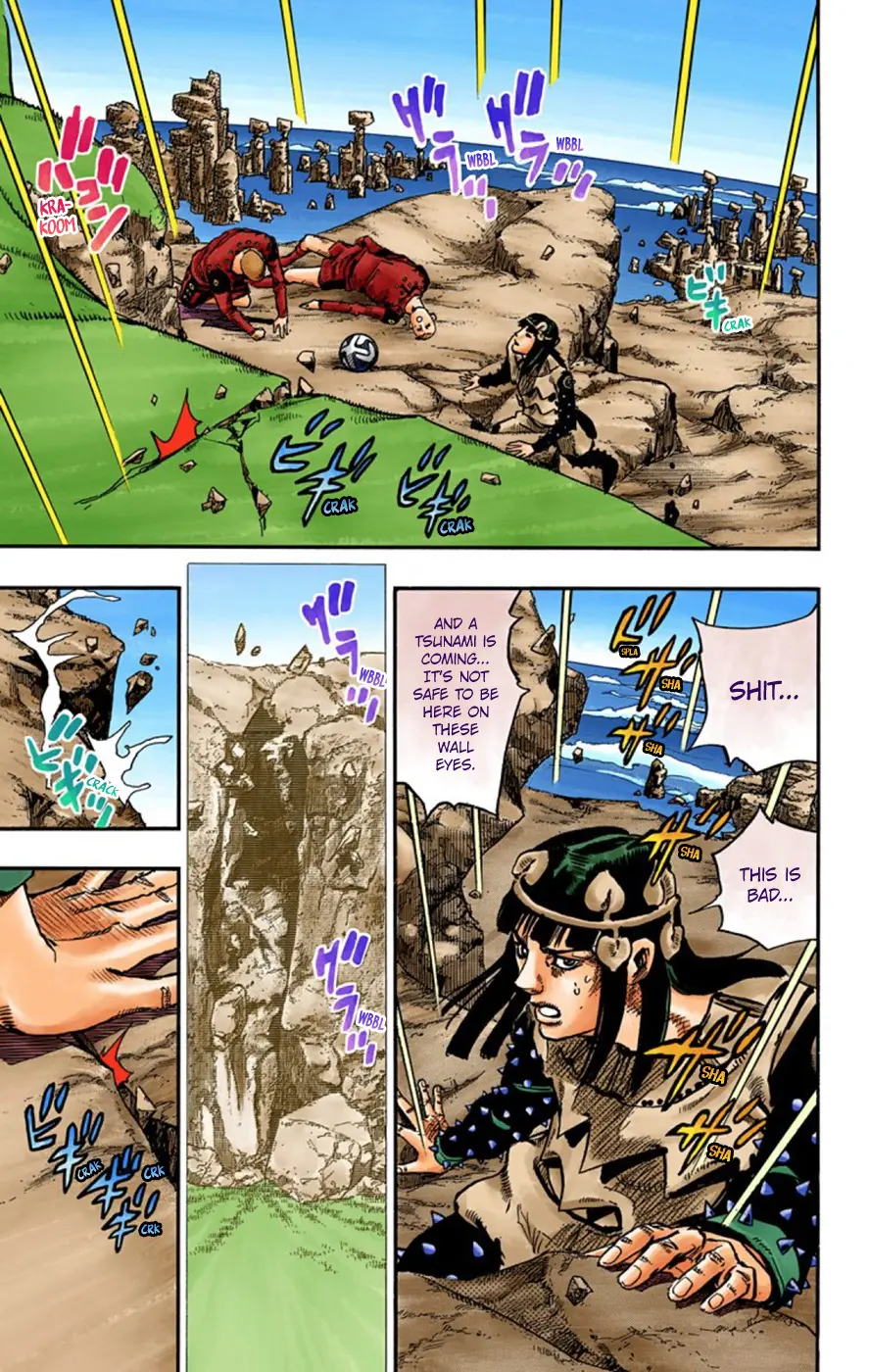 JoJo's Bizarre Adventure, Part 8: JoJolion Colored Manga β Chapter 53 β Page 33