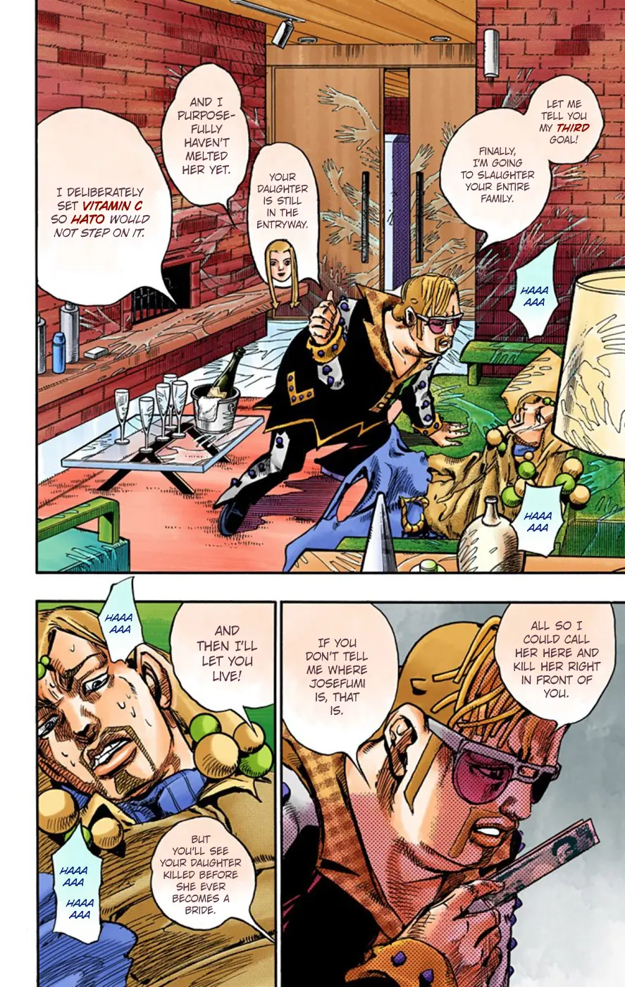 JoJo's Bizarre Adventure, Part 8: JoJolion Colored Manga β Chapter 54 β Page 8