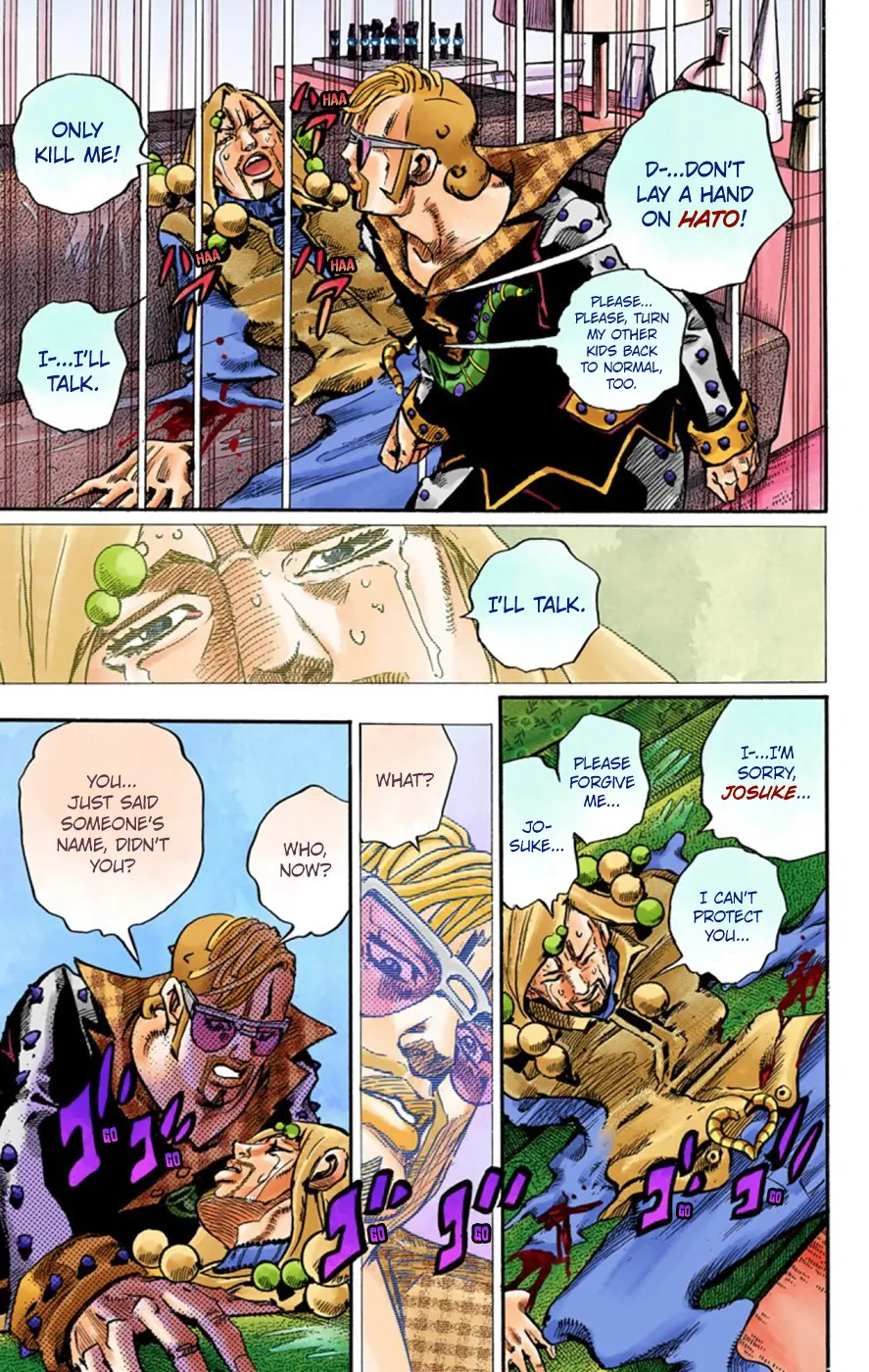 JoJo's Bizarre Adventure, Part 8: JoJolion Colored Manga β Chapter 54 β Page 12