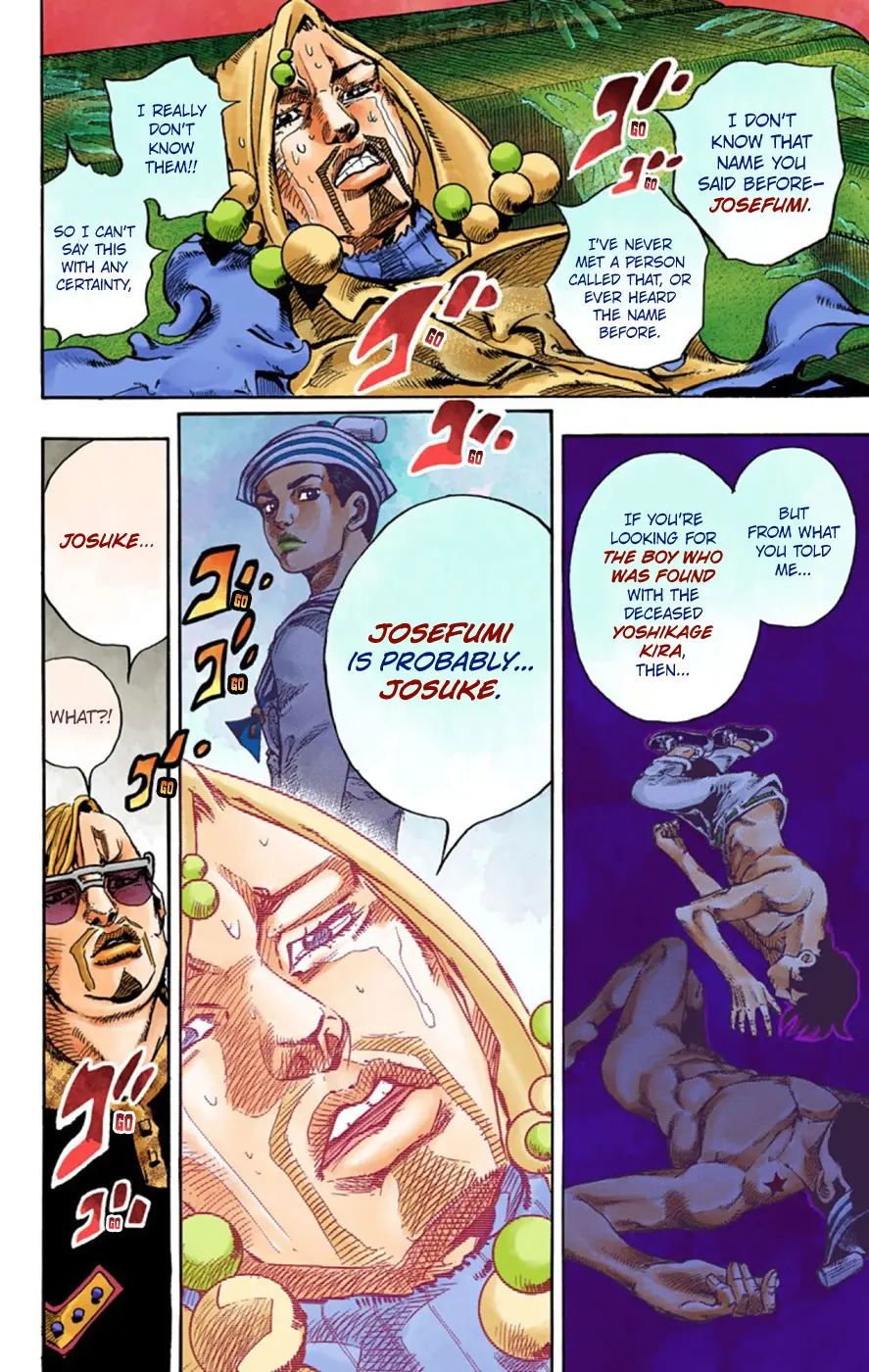 JoJo's Bizarre Adventure, Part 8: JoJolion Colored Manga β Chapter 54 β Page 13