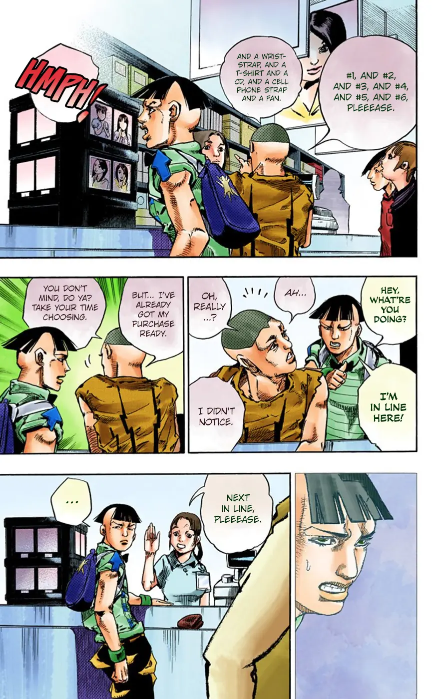 JoJo's Bizarre Adventure, Part 8: JoJolion Colored Manga β Chapter 56 β Page 7