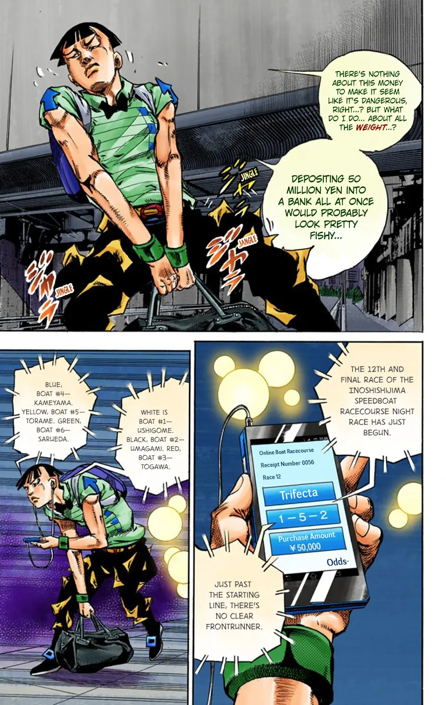 JoJo's Bizarre Adventure, Part 8: JoJolion Colored Manga β Chapter 57 β Page 7