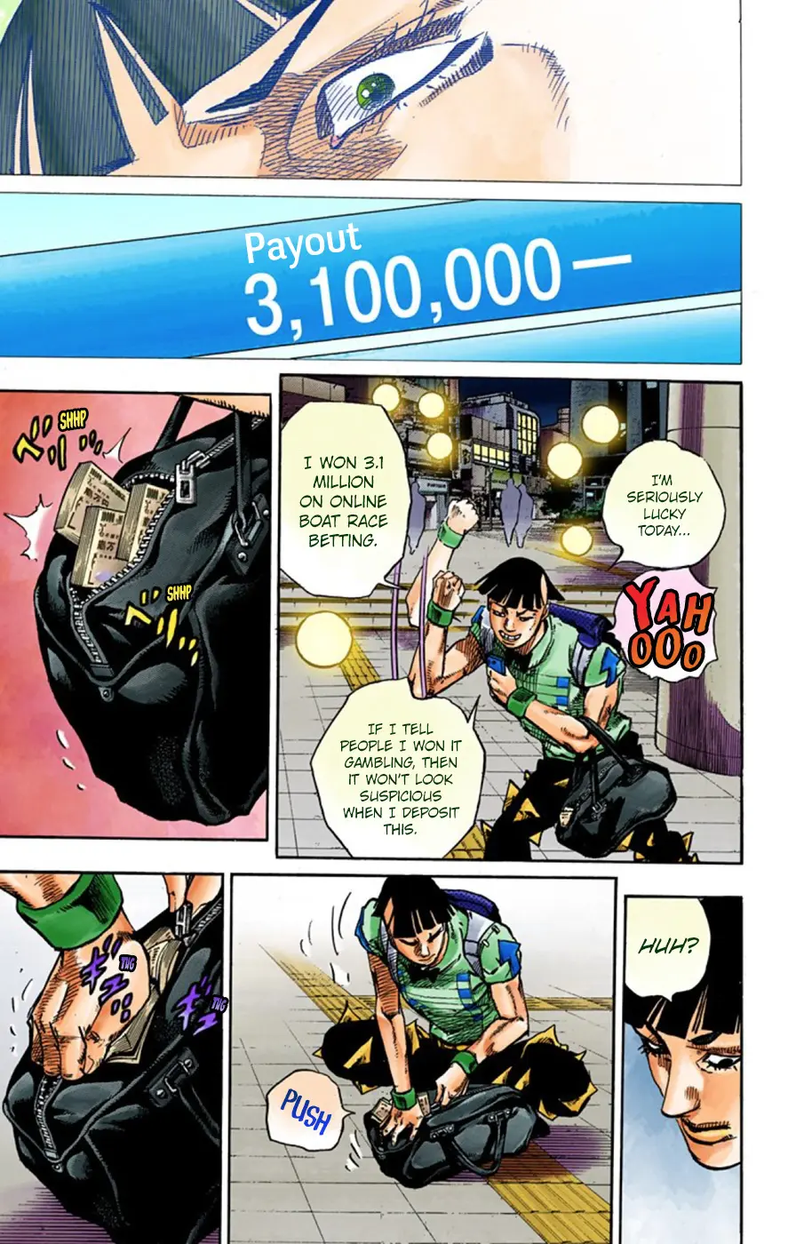 JoJo's Bizarre Adventure, Part 8: JoJolion Colored Manga β Chapter 57 β Page 9