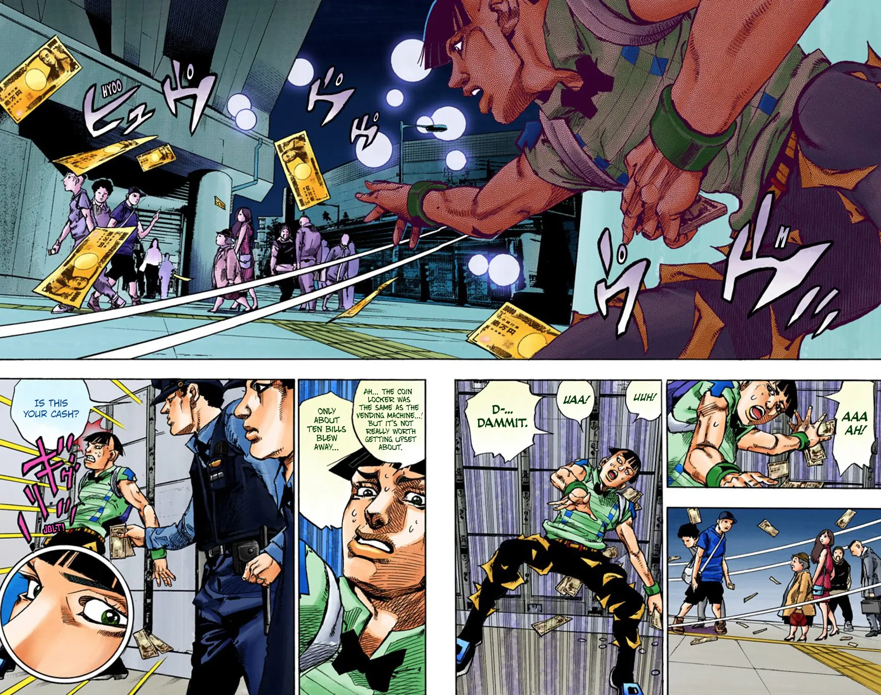 JoJo's Bizarre Adventure, Part 8: JoJolion Colored Manga β Chapter 57 β Page 16