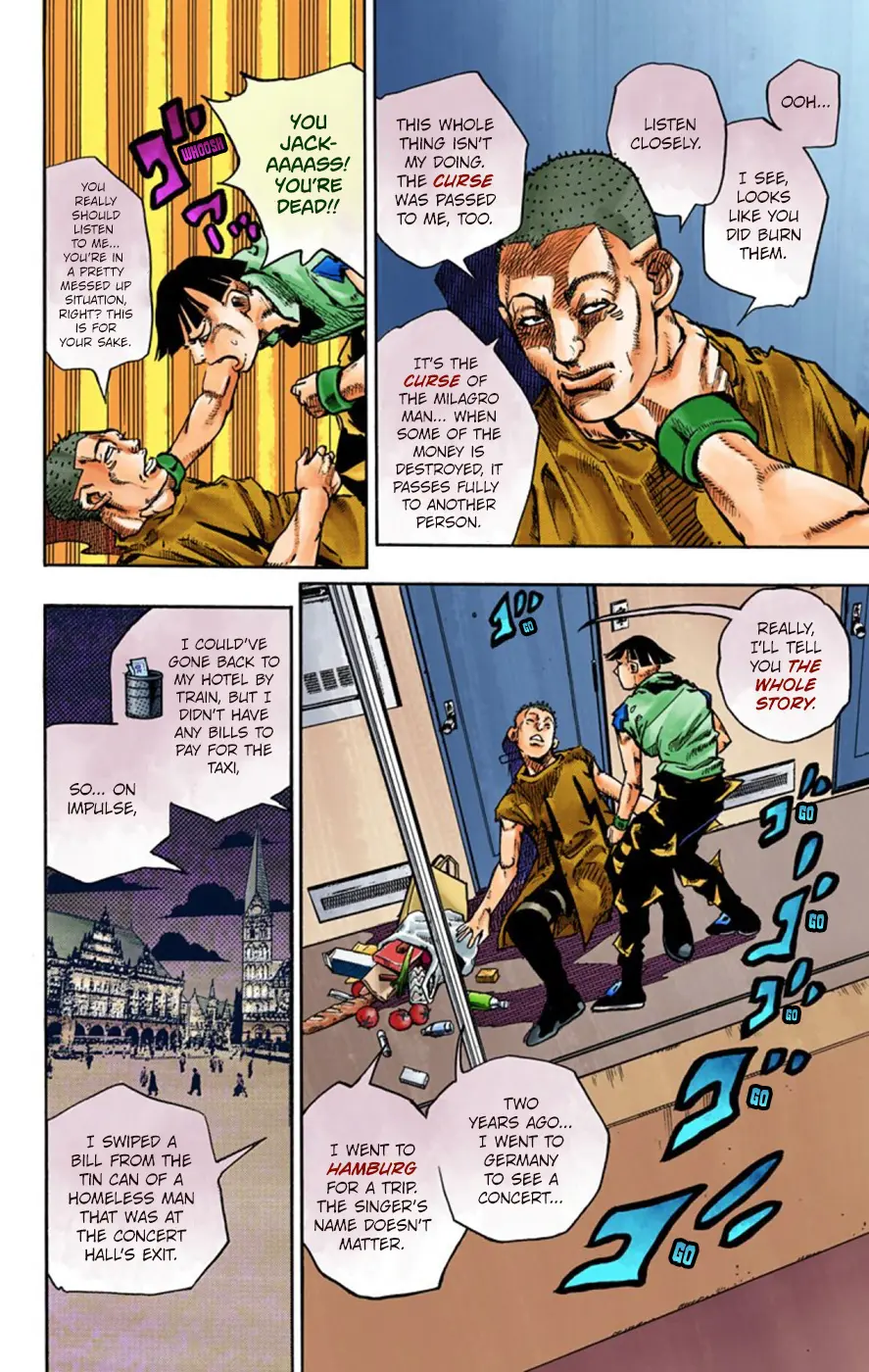 JoJo's Bizarre Adventure, Part 8: JoJolion Colored Manga β Chapter 57 β Page 33