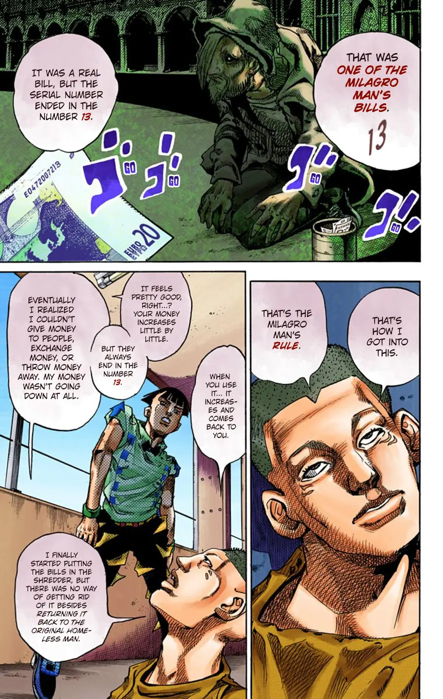 JoJo's Bizarre Adventure, Part 8: JoJolion Colored Manga β Chapter 57 β Page 34