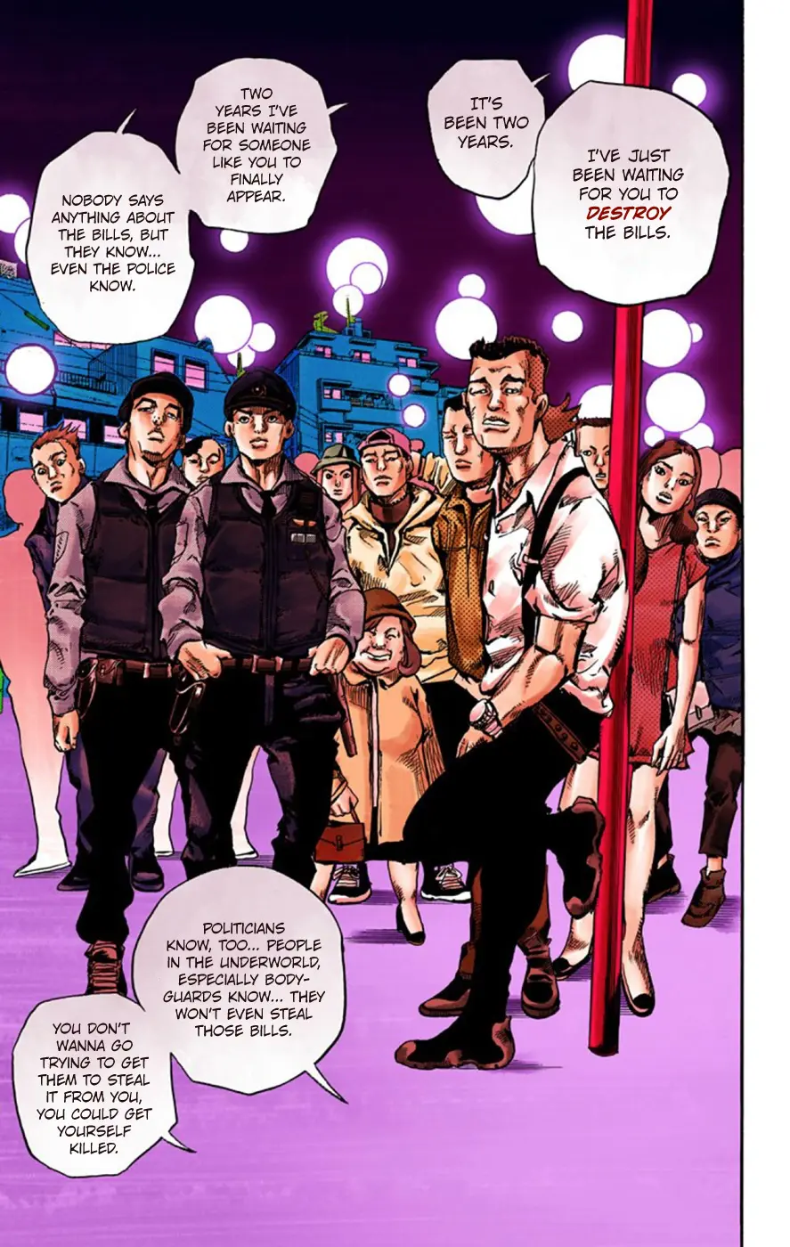 JoJo's Bizarre Adventure, Part 8: JoJolion Colored Manga β Chapter 57 β Page 36