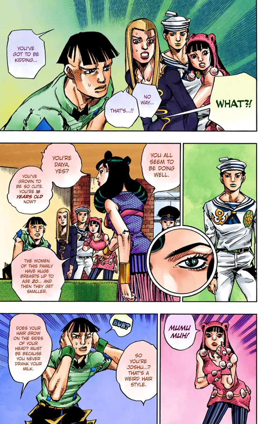 JoJo's Bizarre Adventure, Part 8: JoJolion Colored Manga β Chapter 58 β Page 25