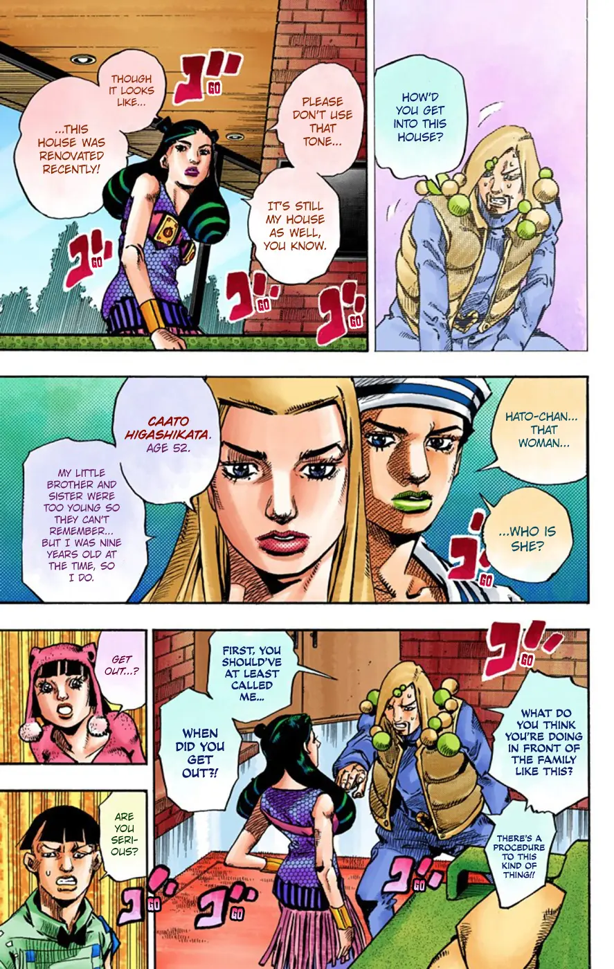 JoJo's Bizarre Adventure, Part 8: JoJolion Colored Manga β Chapter 58 β Page 27