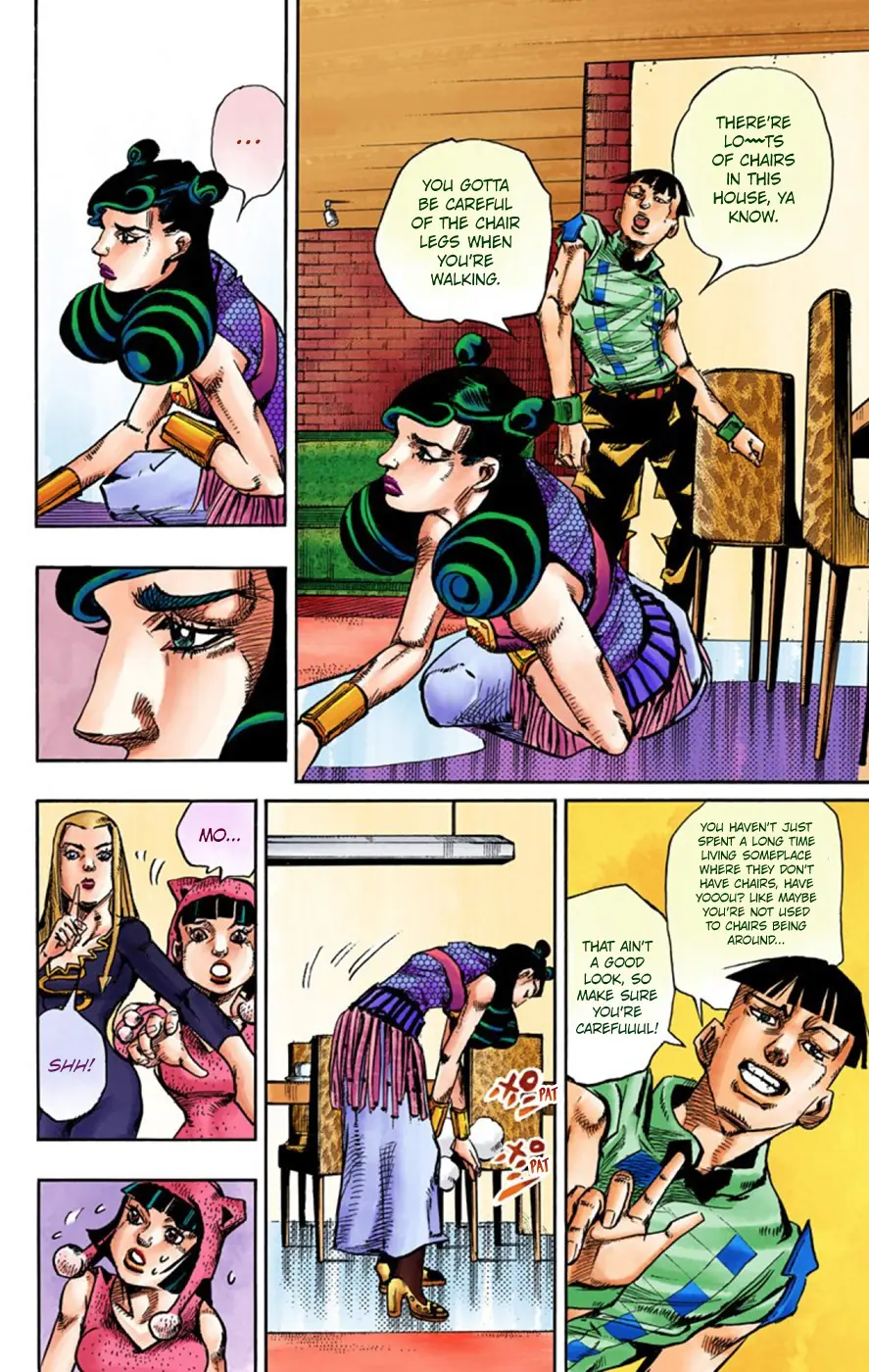 JoJo's Bizarre Adventure, Part 8: JoJolion Colored Manga β Chapter 58 β Page 34