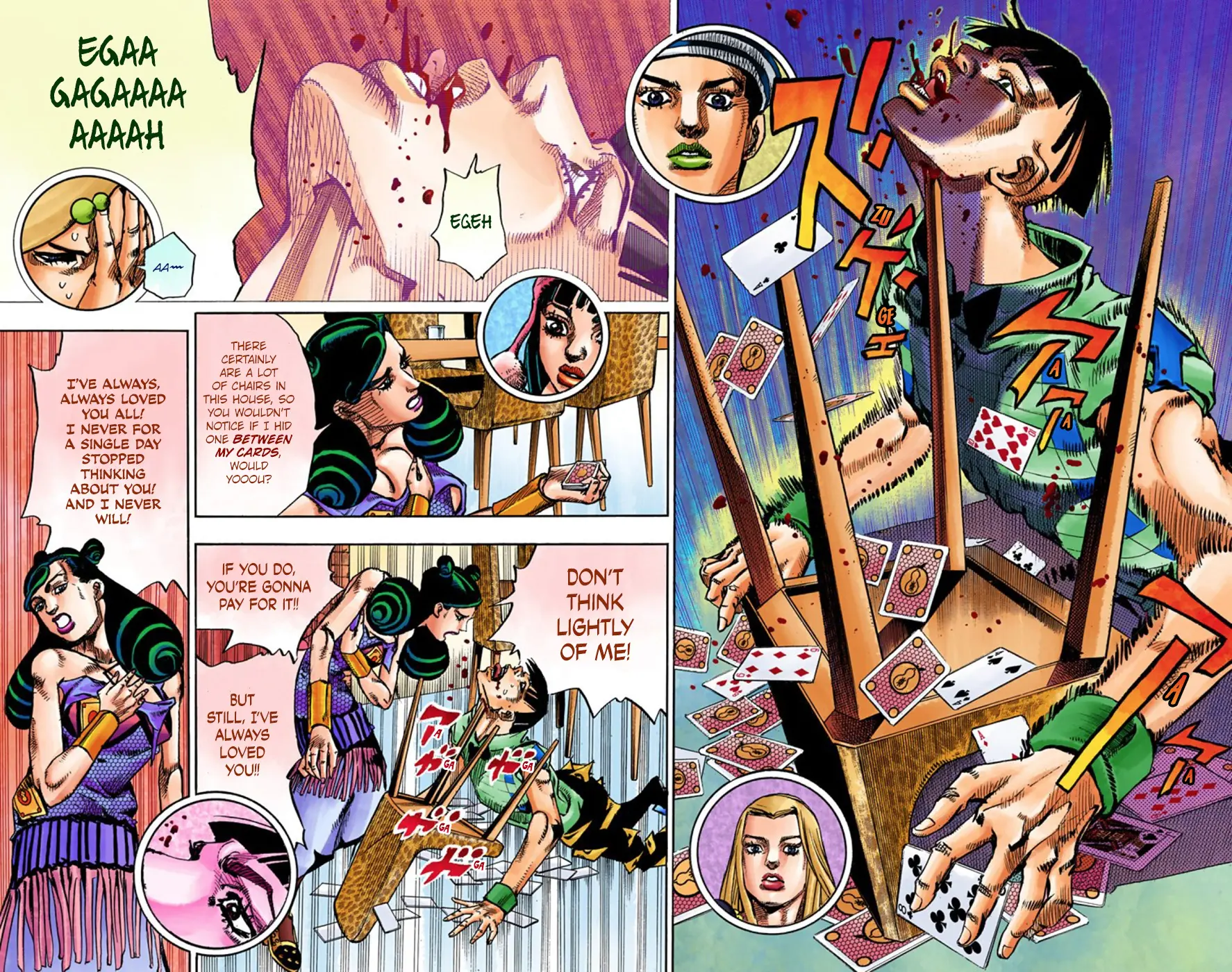 JoJo's Bizarre Adventure, Part 8: JoJolion Colored Manga β Chapter 58 β Page 38