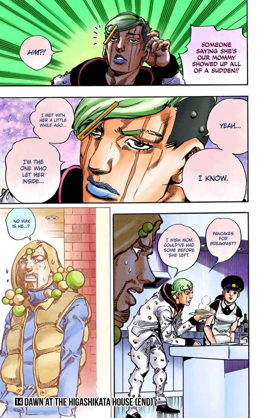 JoJo's Bizarre Adventure, Part 8: JoJolion Colored Manga β Chapter 58 β Page 40