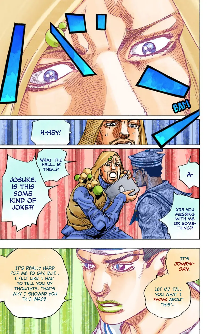 JoJo's Bizarre Adventure, Part 8: JoJolion Colored Manga β Chapter 59 β Page 17
