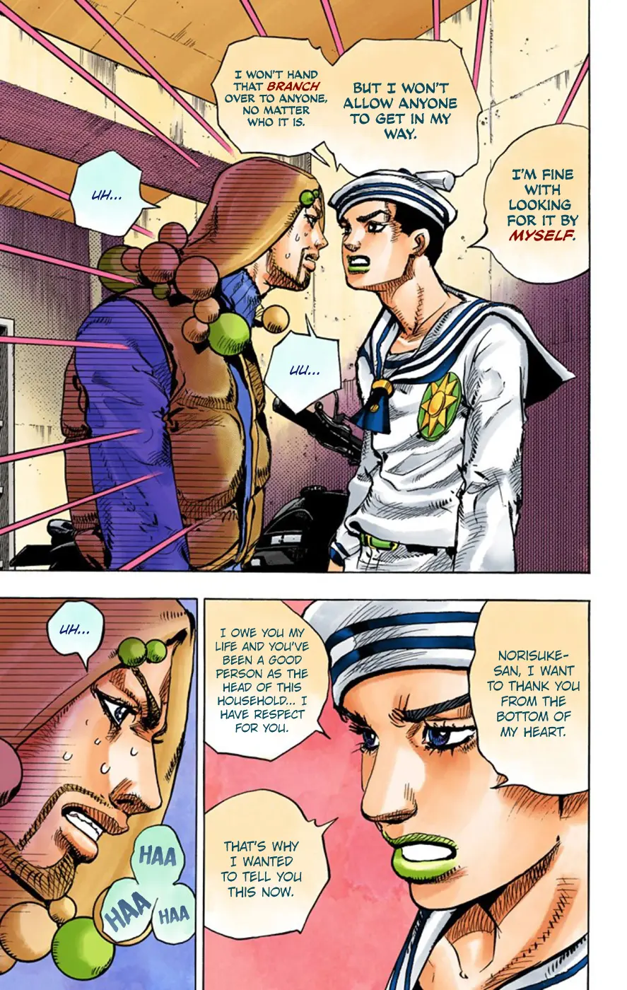 JoJo's Bizarre Adventure, Part 8: JoJolion Colored Manga β Chapter 59 β Page 21