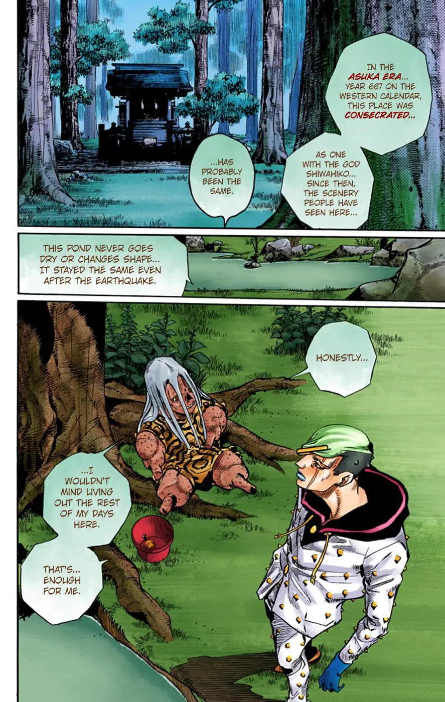 JoJo's Bizarre Adventure, Part 8: JoJolion Colored Manga β Chapter 60 β Page 8