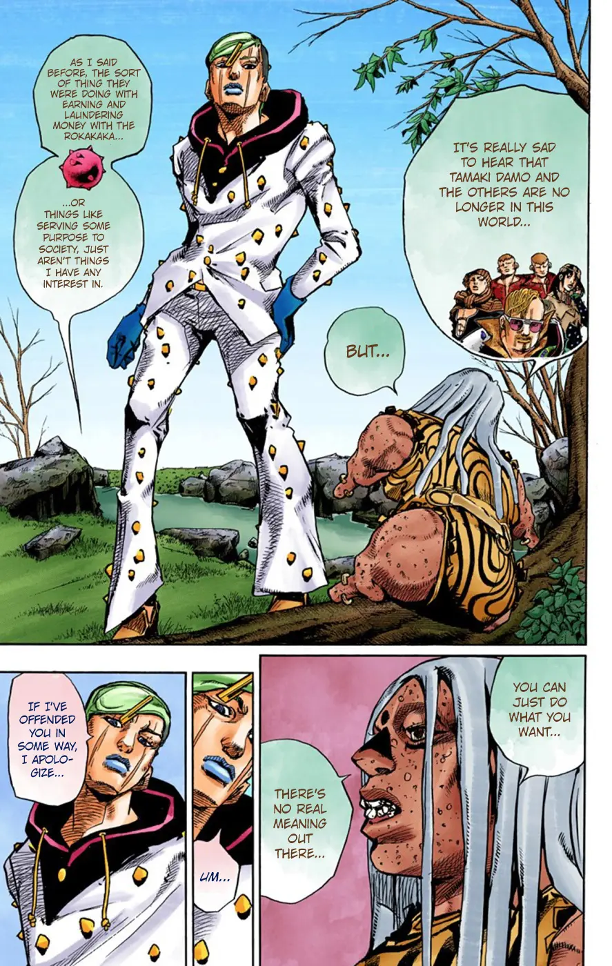 JoJo's Bizarre Adventure, Part 8: JoJolion Colored Manga β Chapter 60 β Page 9