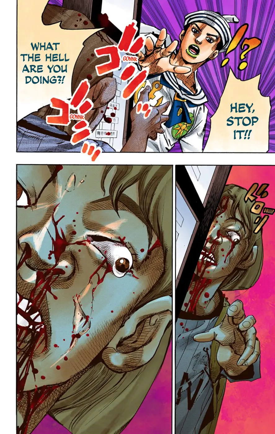 JoJo's Bizarre Adventure, Part 8: JoJolion Colored Manga β Chapter 60 β Page 17