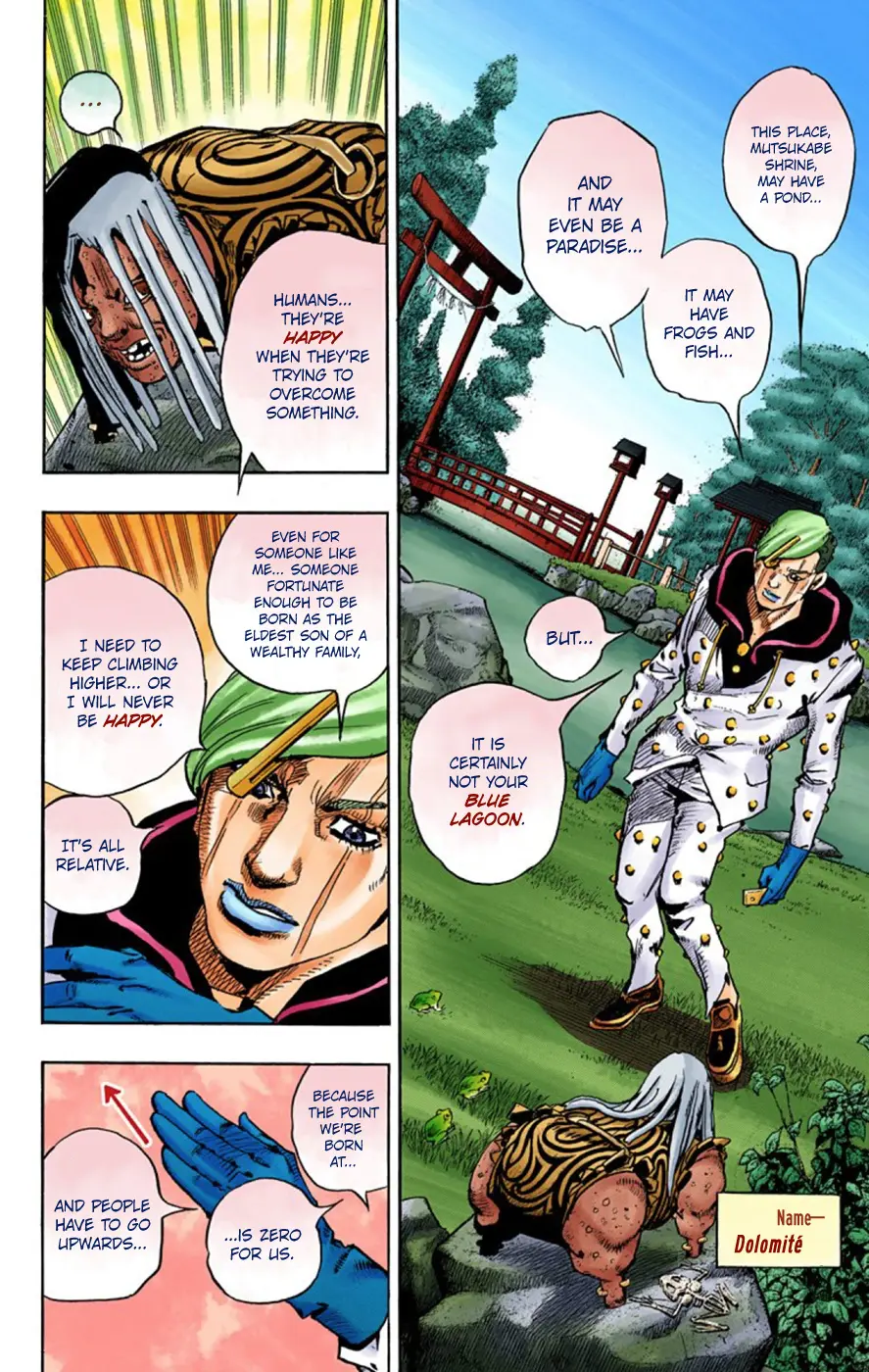 JoJo's Bizarre Adventure, Part 8: JoJolion Colored Manga β Chapter 61 β Page 3