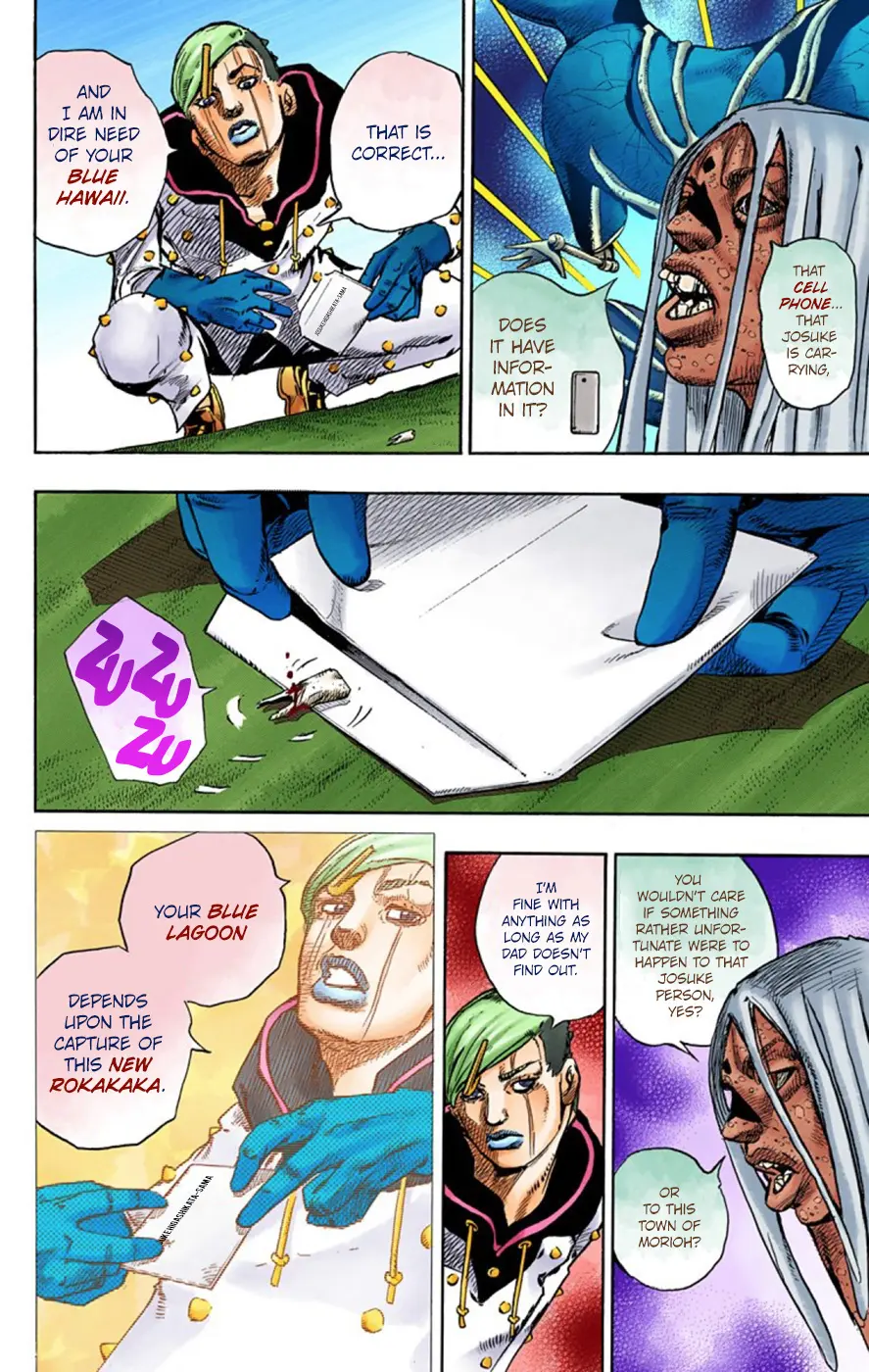 JoJo's Bizarre Adventure, Part 8: JoJolion Colored Manga β Chapter 61 β Page 5