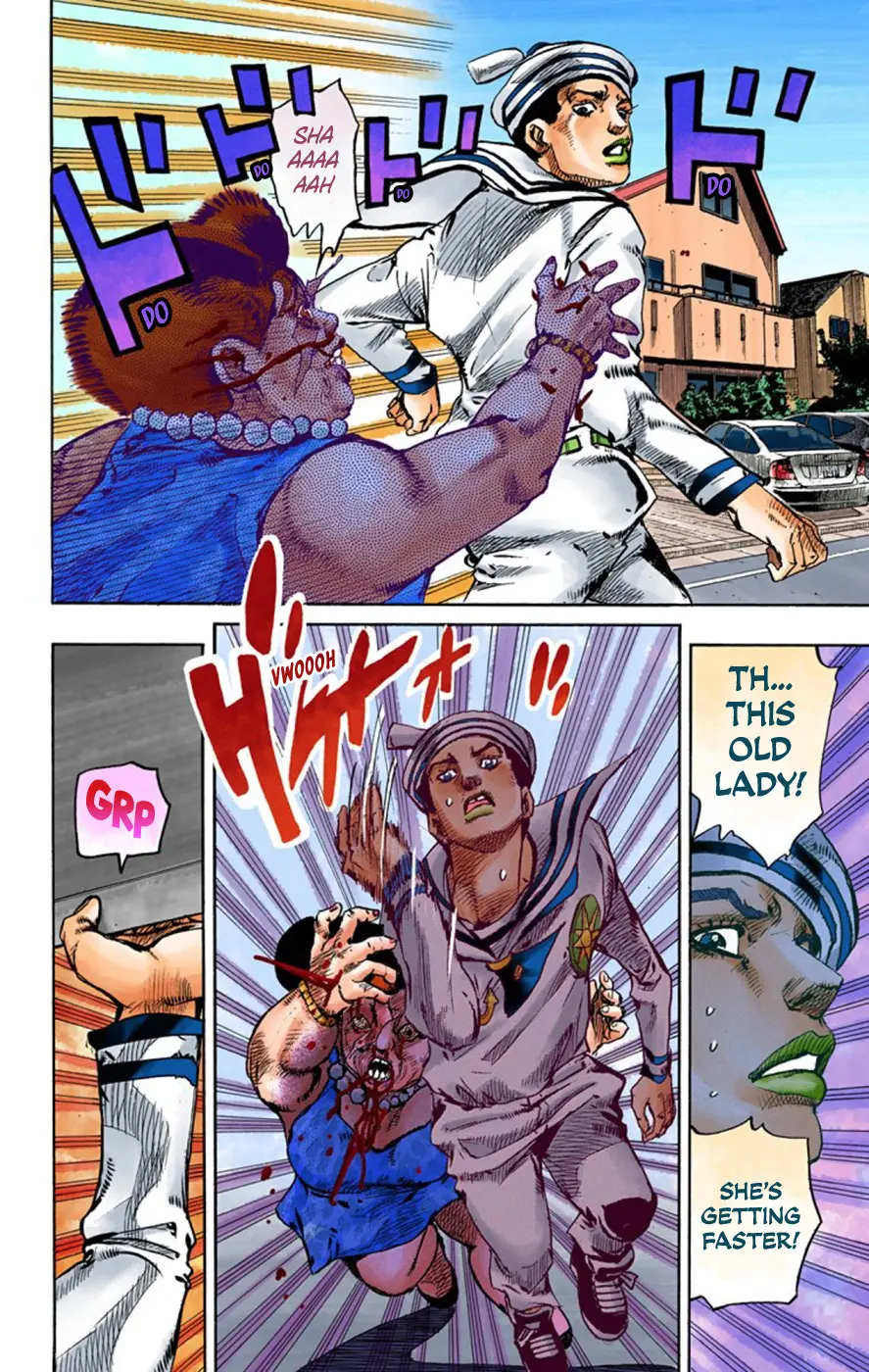 JoJo's Bizarre Adventure, Part 8: JoJolion Colored Manga β Chapter 61 β Page 17
