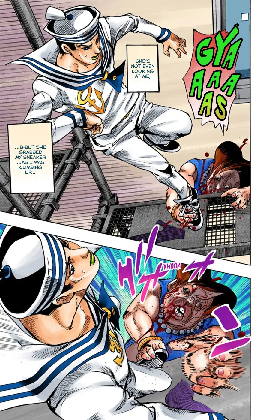 JoJo's Bizarre Adventure, Part 8: JoJolion Colored Manga β Chapter 61 β Page 22