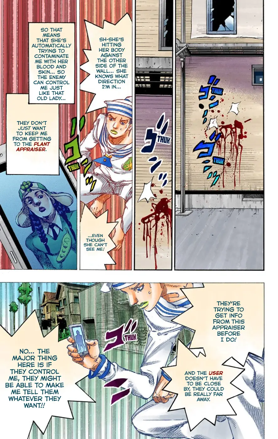 JoJo's Bizarre Adventure, Part 8: JoJolion Colored Manga β Chapter 61 β Page 29