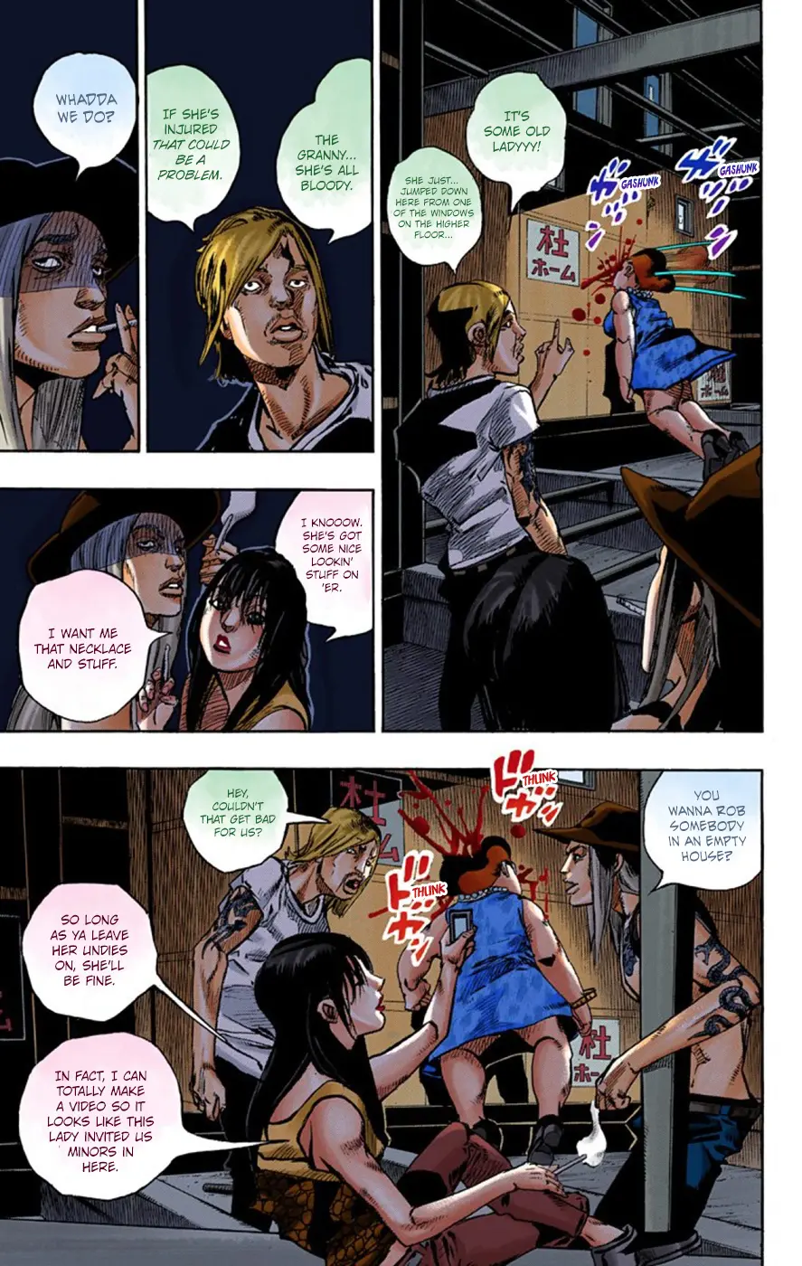 JoJo's Bizarre Adventure, Part 8: JoJolion Colored Manga β Chapter 61 β Page 31