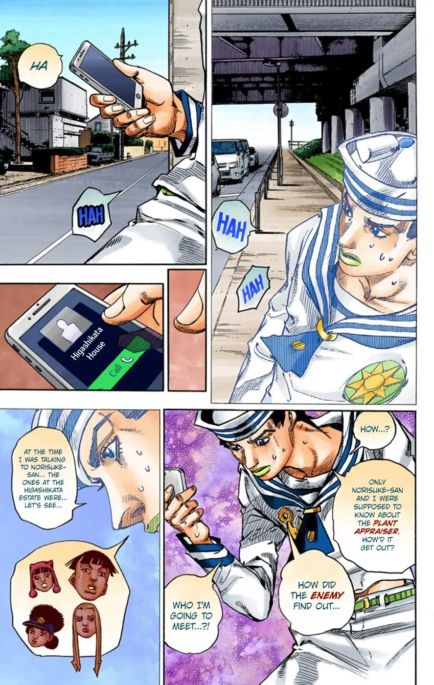 JoJo's Bizarre Adventure, Part 8: JoJolion Colored Manga β Chapter 61 β Page 33