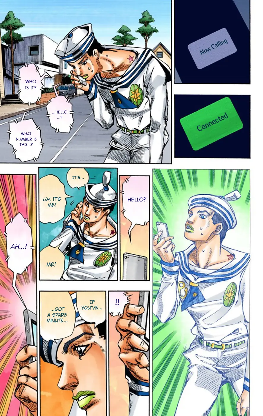 JoJo's Bizarre Adventure, Part 8: JoJolion Colored Manga β Chapter 61 β Page 35