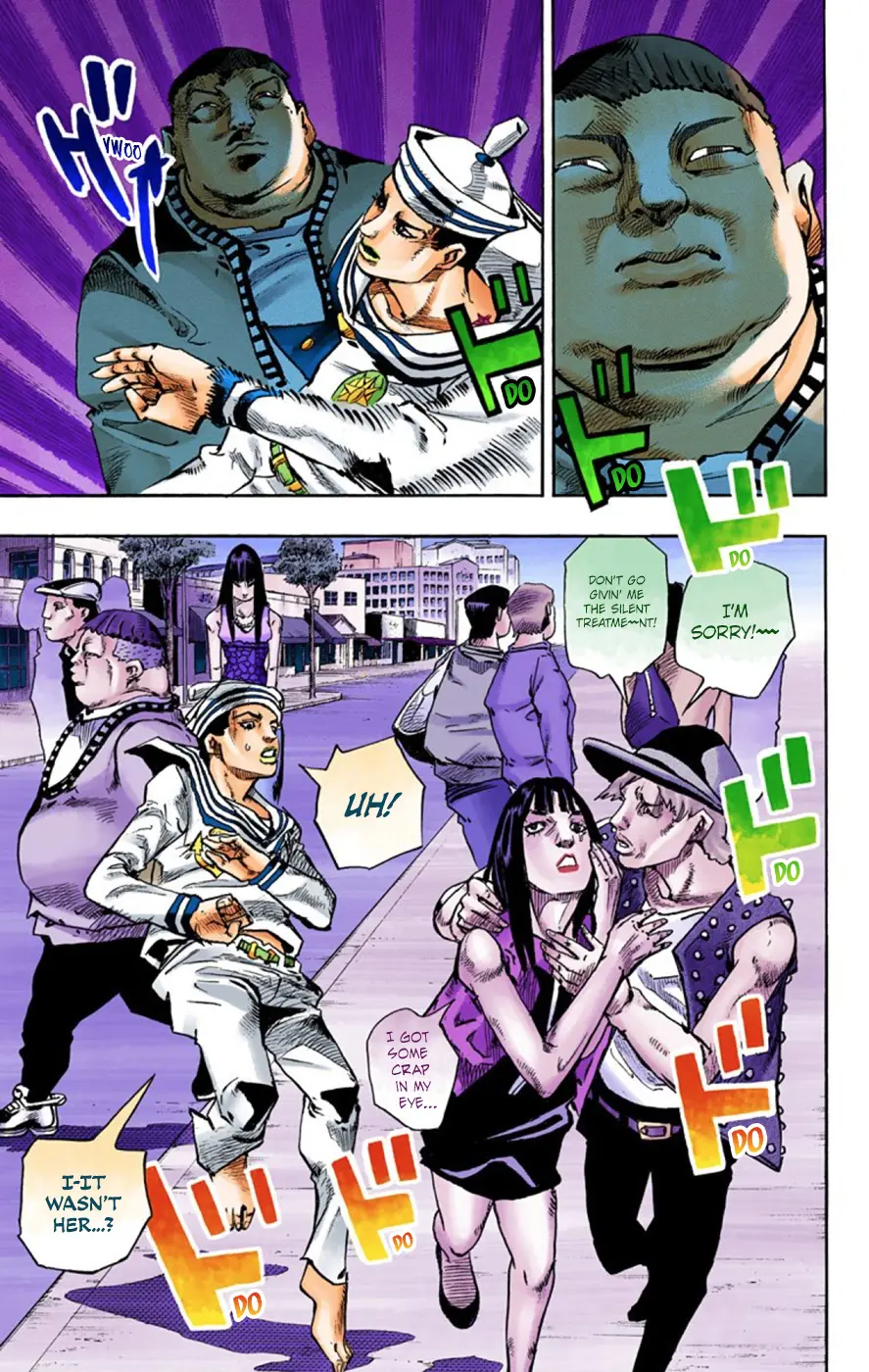 JoJo's Bizarre Adventure, Part 8: JoJolion Colored Manga β Chapter 61 β Page 42