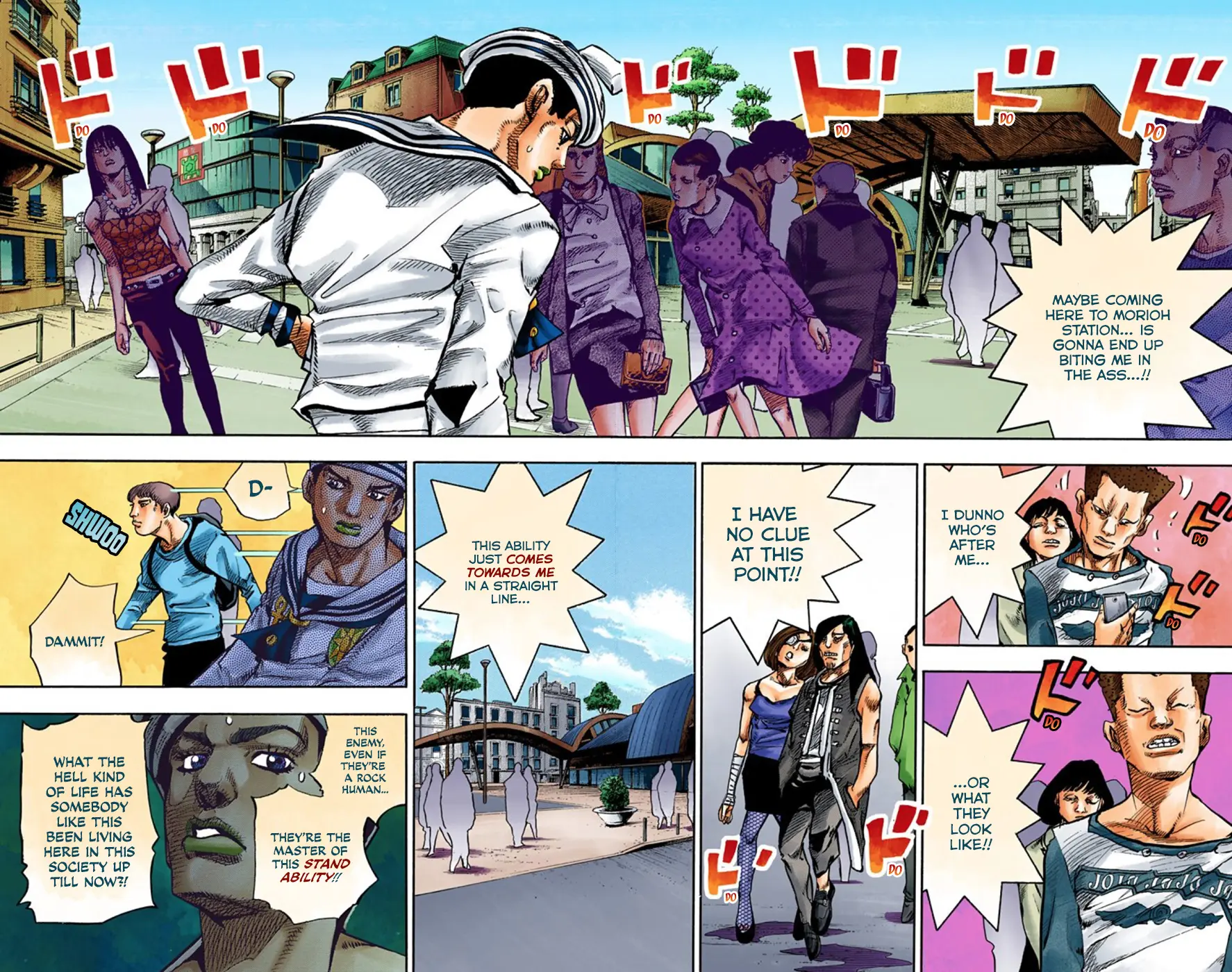 JoJo's Bizarre Adventure, Part 8: JoJolion Colored Manga β Chapter 62 β Page 4