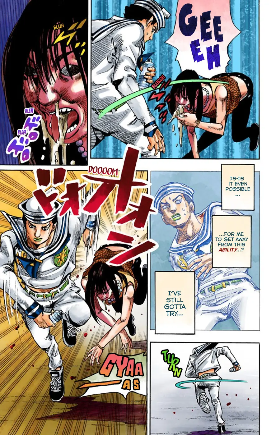 JoJo's Bizarre Adventure, Part 8: JoJolion Colored Manga β Chapter 62 β Page 8
