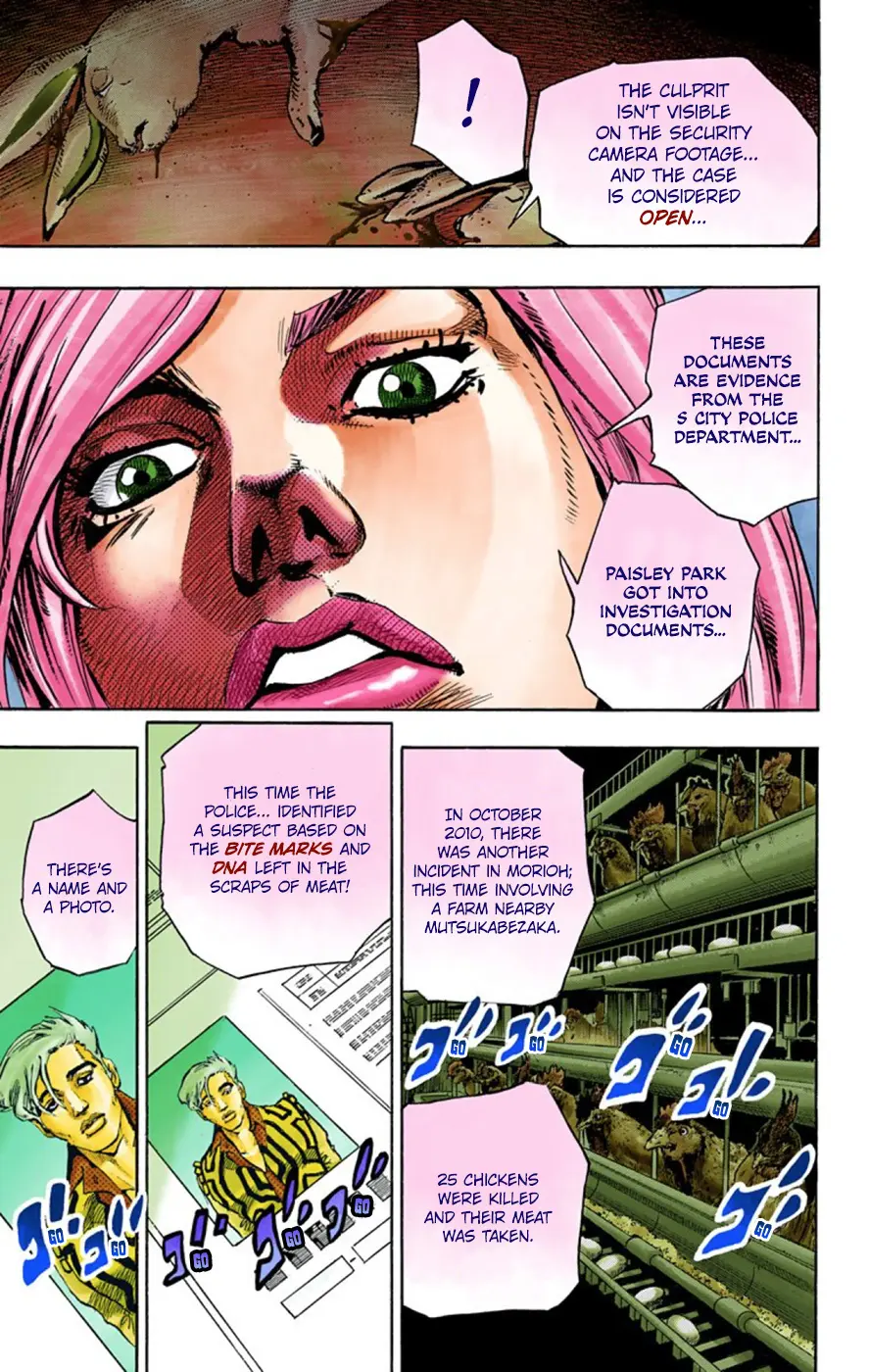 JoJo's Bizarre Adventure, Part 8: JoJolion Colored Manga β Chapter 62 β Page 32