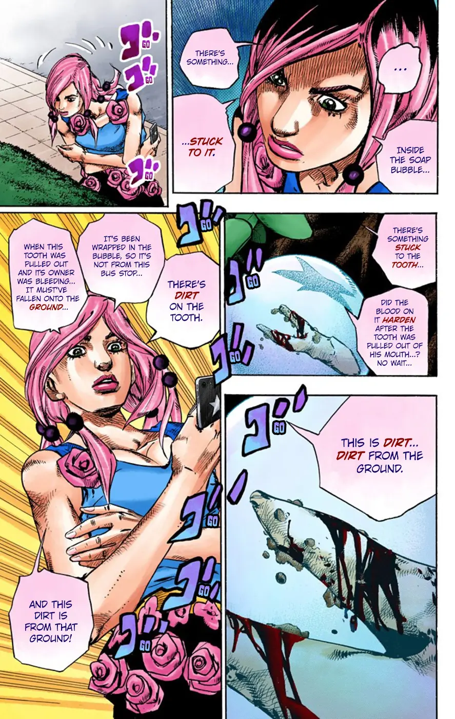 JoJo's Bizarre Adventure, Part 8: JoJolion Colored Manga β Chapter 62 β Page 34