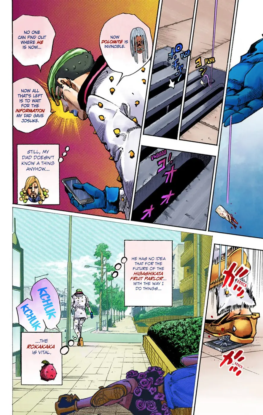 JoJo's Bizarre Adventure, Part 8: JoJolion Colored Manga β Chapter 62 β Page 38