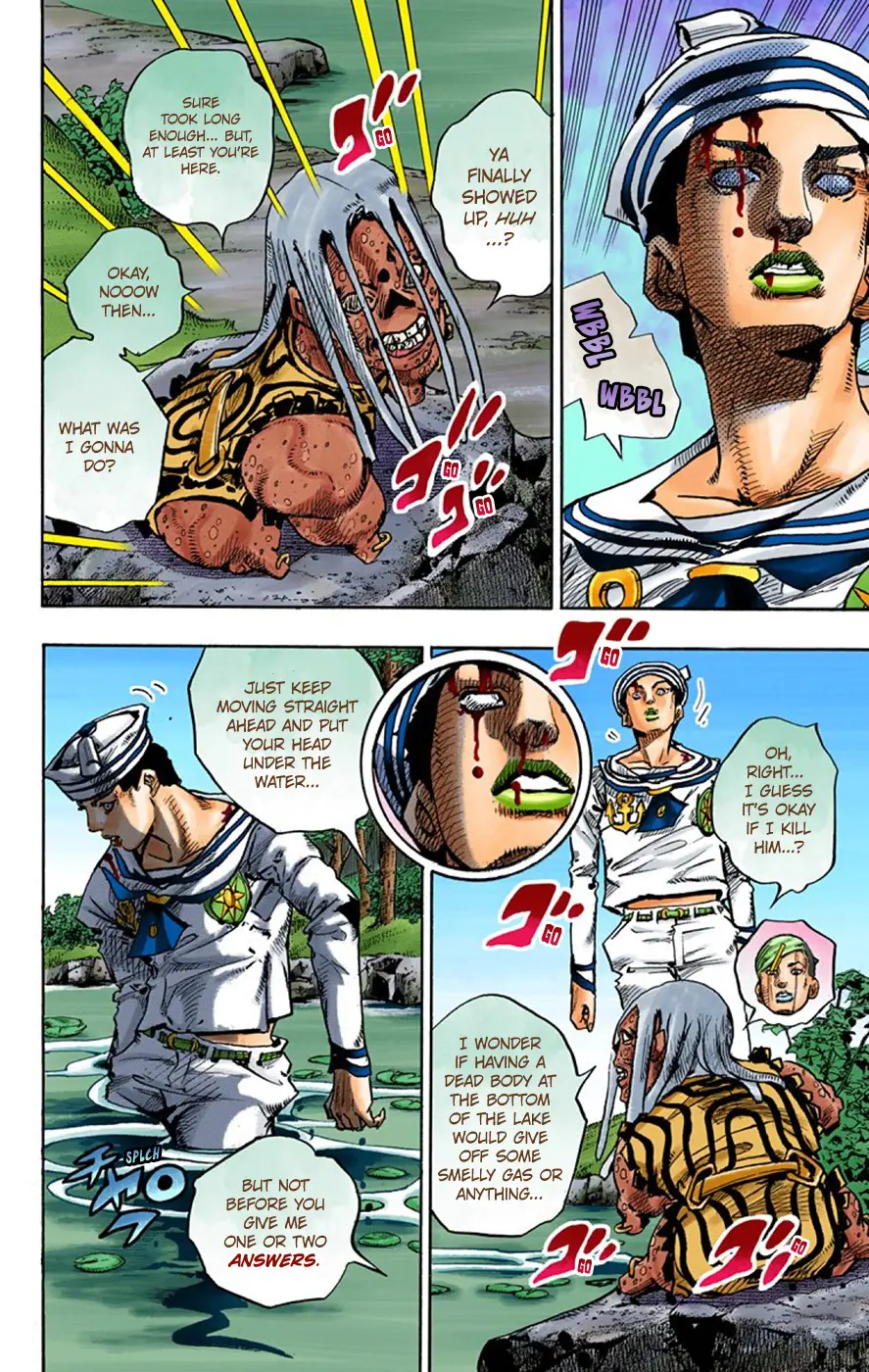 JoJo's Bizarre Adventure, Part 8: JoJolion Colored Manga β Chapter 63 β Page 33
