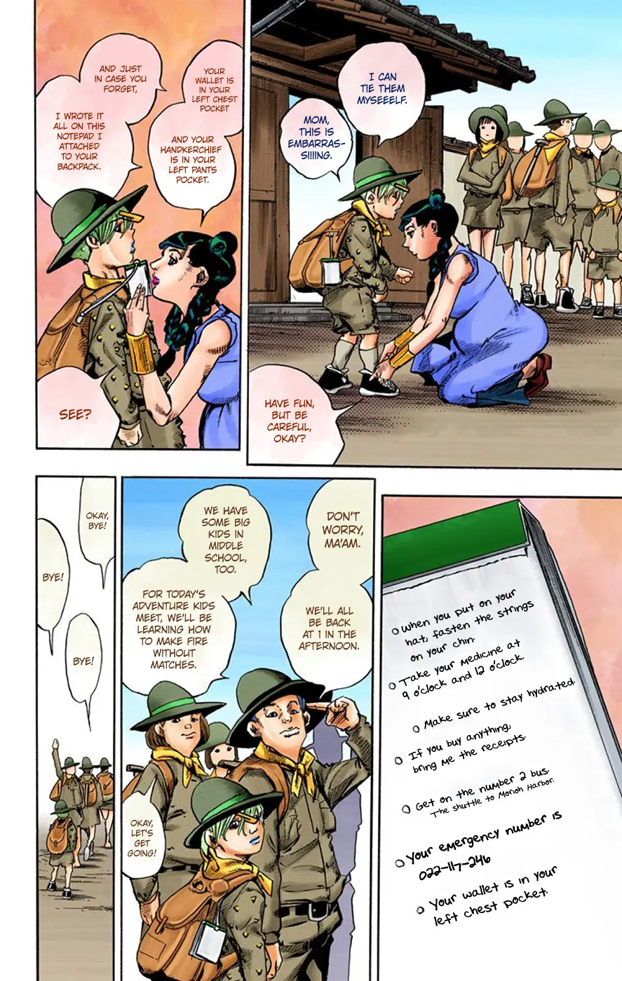 JoJo's Bizarre Adventure, Part 8: JoJolion Colored Manga β Chapter 64 β Page 6