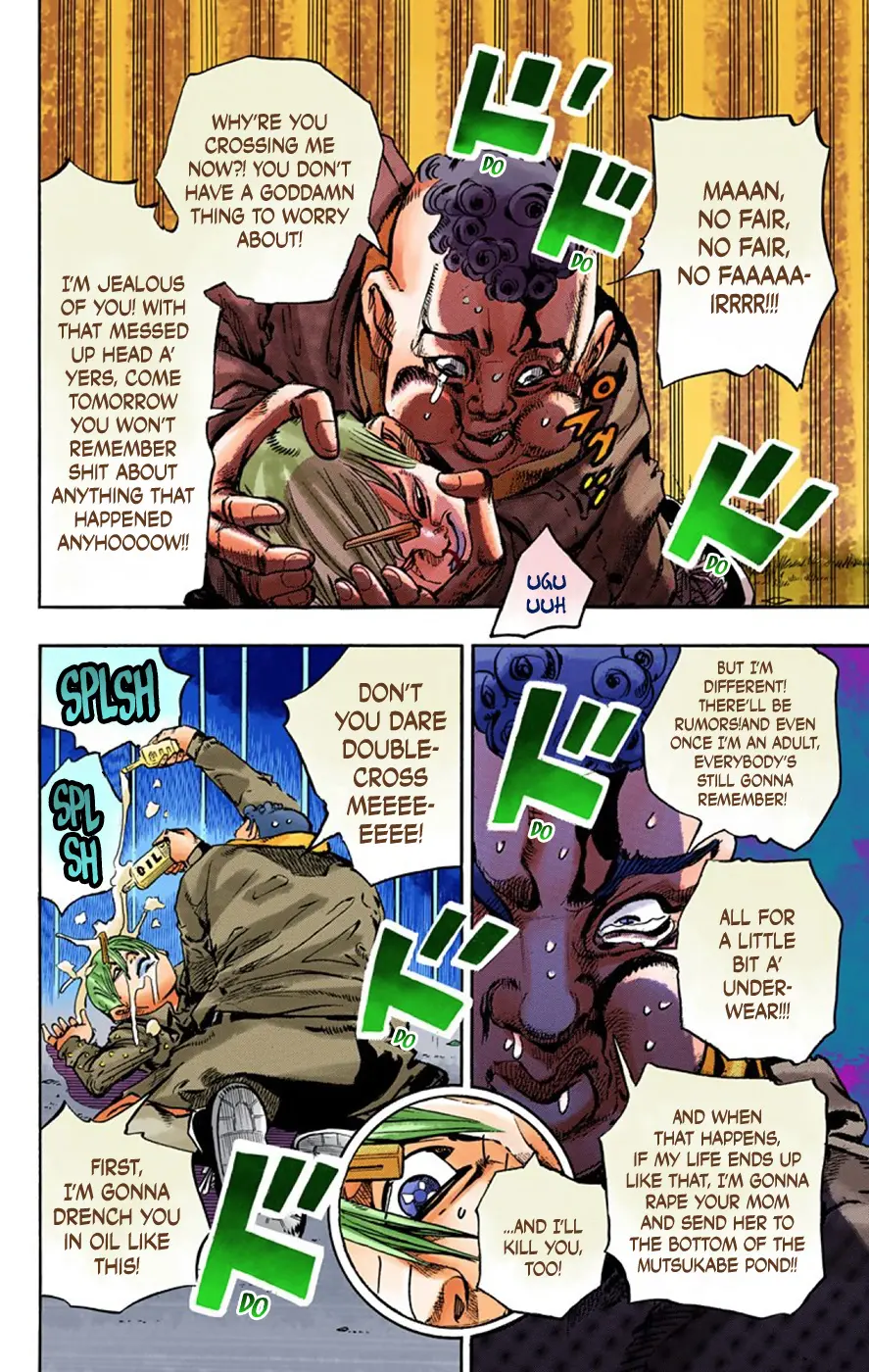 JoJo's Bizarre Adventure, Part 8: JoJolion Colored Manga β Chapter 64 β Page 16