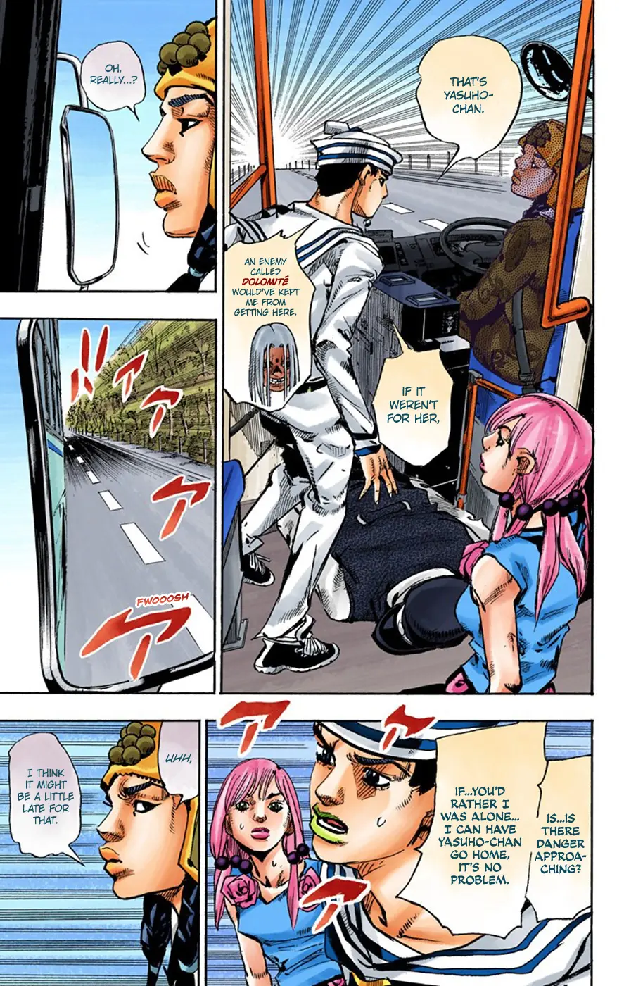 JoJo's Bizarre Adventure, Part 8: JoJolion Colored Manga β Chapter 65 β Page 4