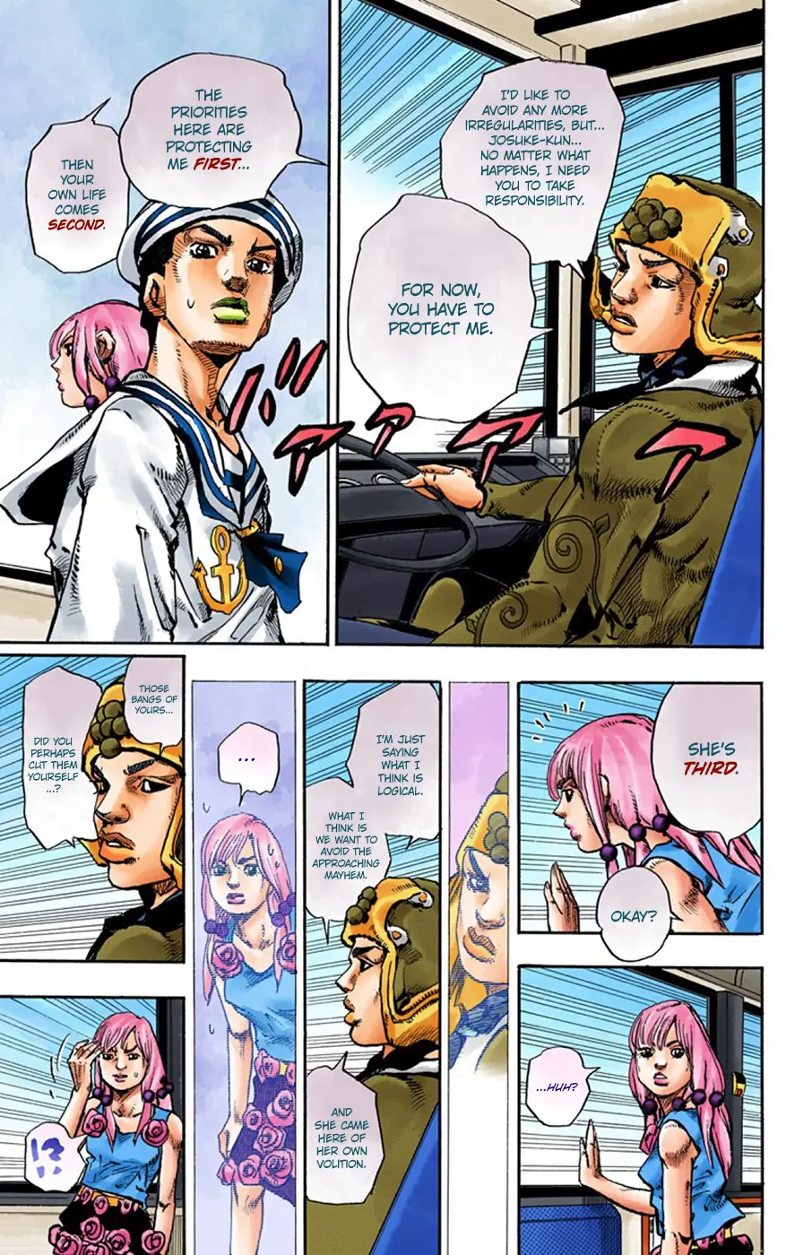 JoJo's Bizarre Adventure, Part 8: JoJolion Colored Manga β Chapter 65 β Page 8