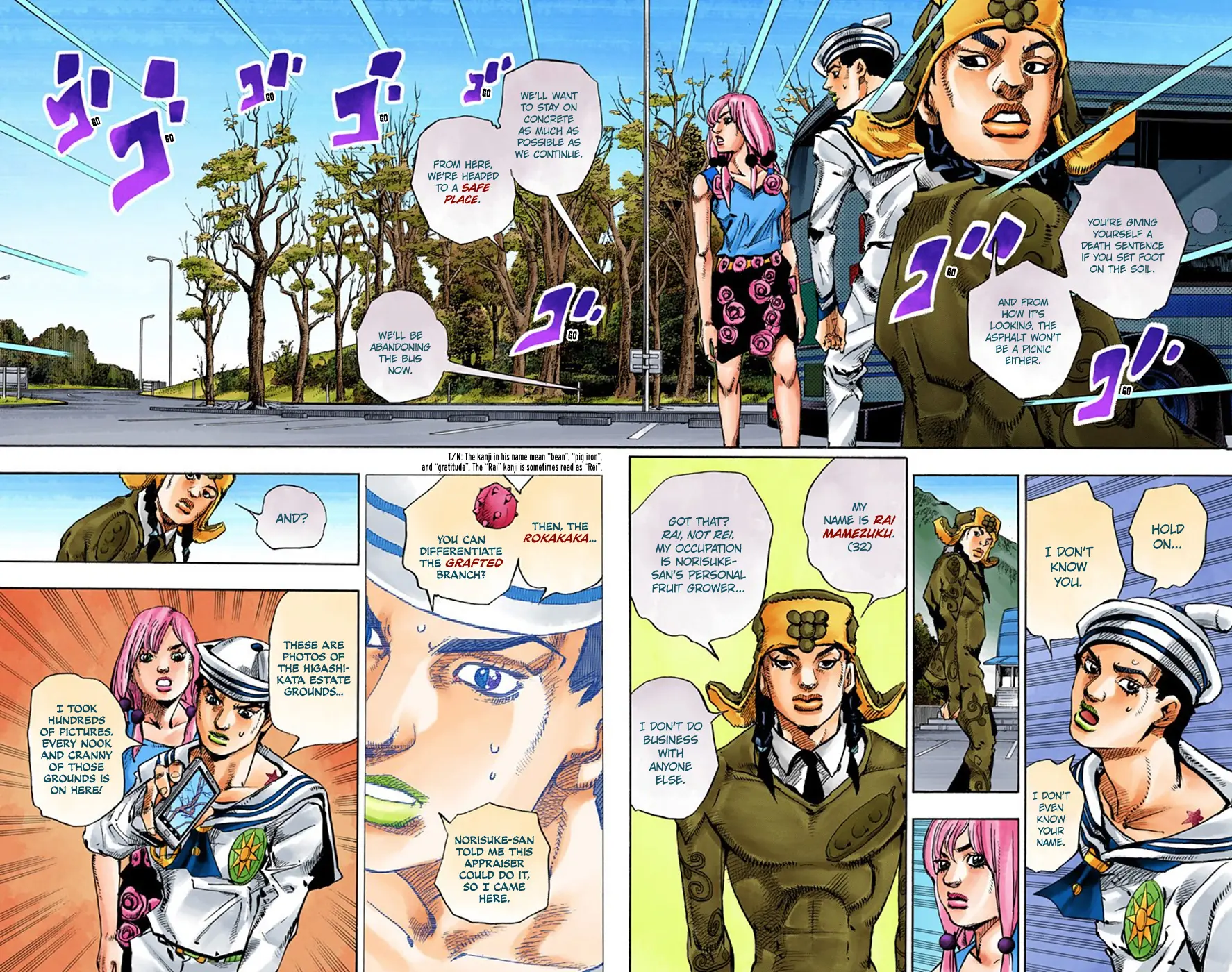 JoJo's Bizarre Adventure, Part 8: JoJolion Colored Manga β Chapter 65 β Page 22