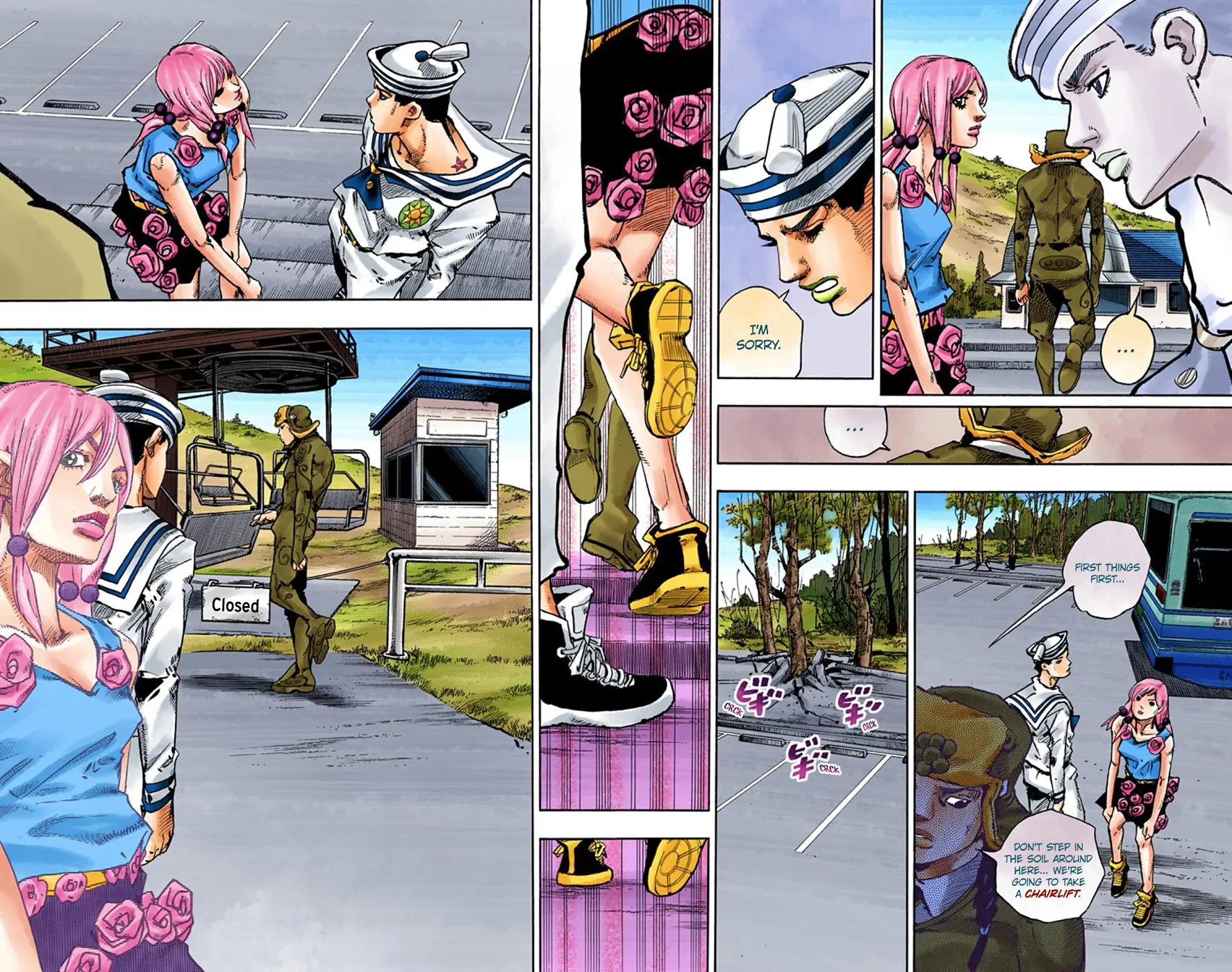 JoJo's Bizarre Adventure, Part 8: JoJolion Colored Manga β Chapter 65 β Page 27